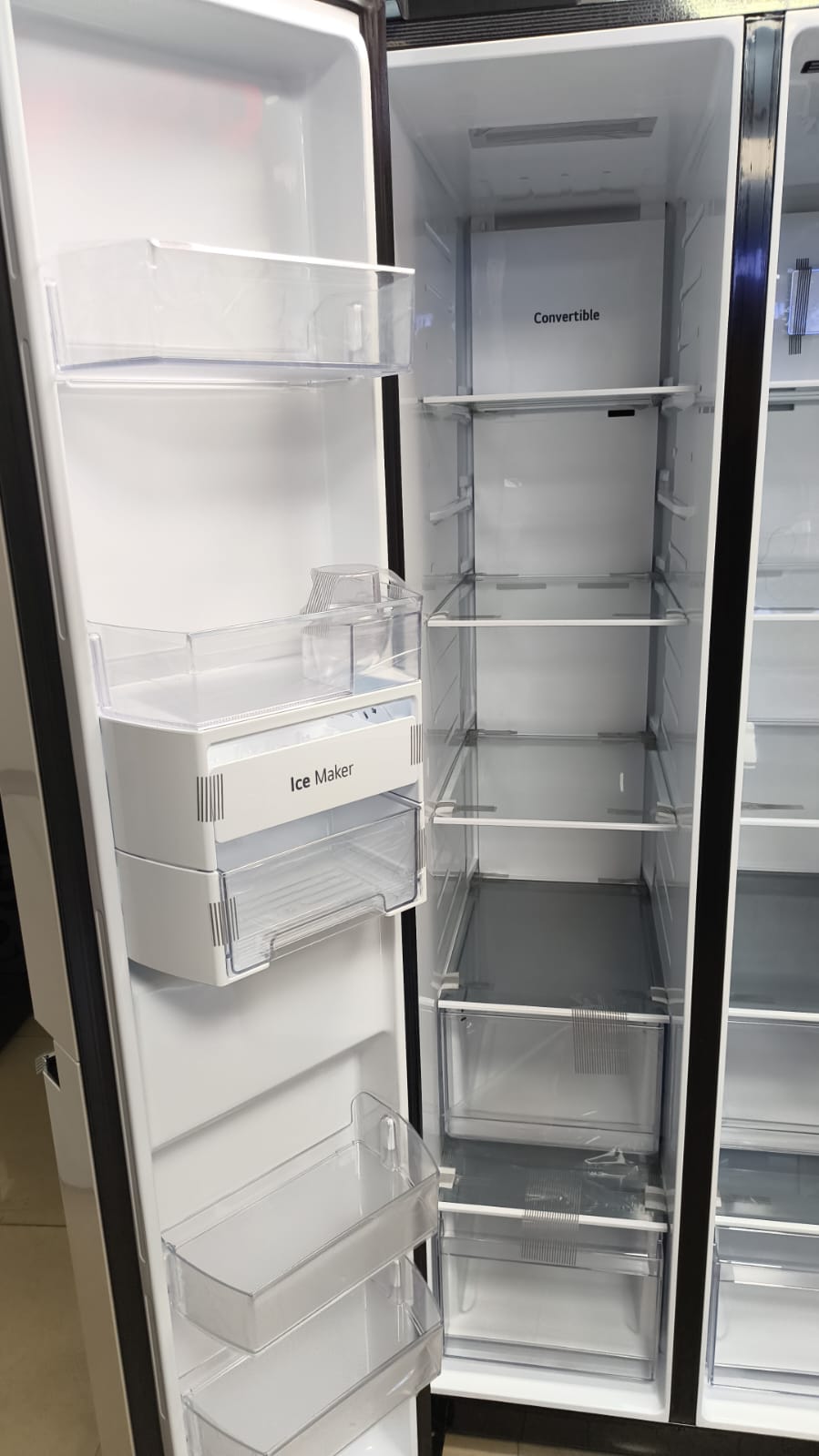 LG GL-B277GNB3.DNBZEBN 790L Side By Side Refrigerator | Smart Inverter Compressor | Door Cooling+™ | Wi-Fi Convertible | Natural Beige | 3 Star LG