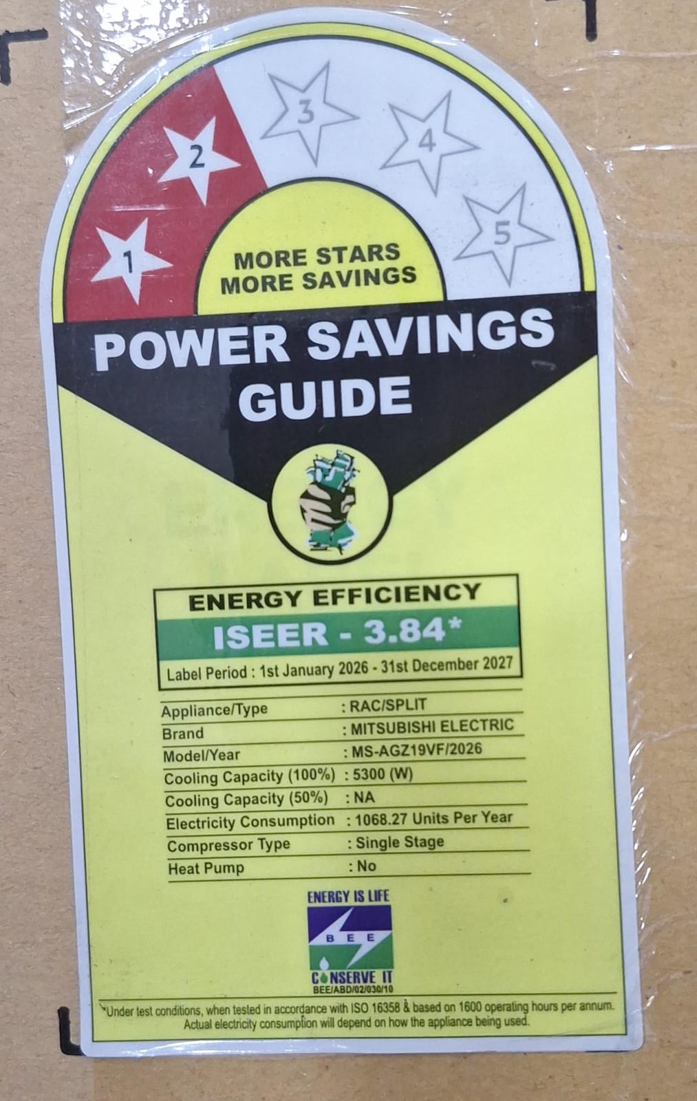 Mitsubishi Electric MS-MU-AGZ19VF-DA2-KT 1.6 Ton 2 Star Fixed Speed Split Air Conditioner-Online Mahajan Electronics