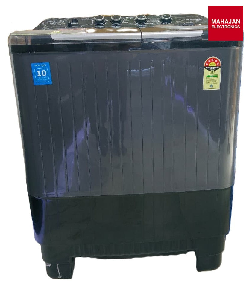 Voltas Beko WTT14UEA/BKSSDG4PTDA 14 kg Semi-Automatic Washing Machine โ Black-Online Mahajan Electronics