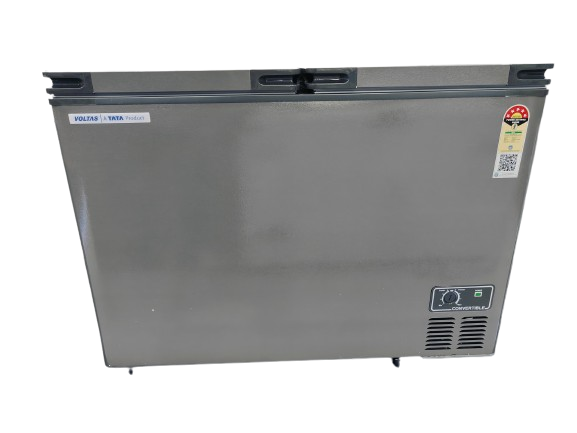 VOLTAS - CVF321DA5-W1-GW 312 Litre 5 Star Hard Top Deep Freezer – Double Door, Energy Efficient, R290 Refrigerant Mahajan Electronics Online