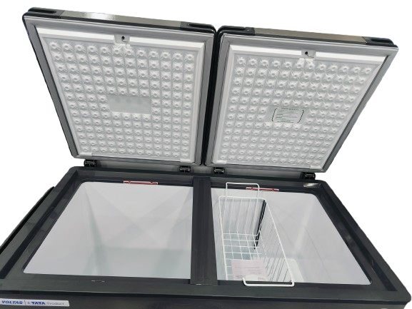 Voltas CVF501DA5-W-GW CONVERTIBLE Grey 5 Star Hard Top Deep Freezer Hard top deep freezer (501 Litre) Mahajan Electronics online