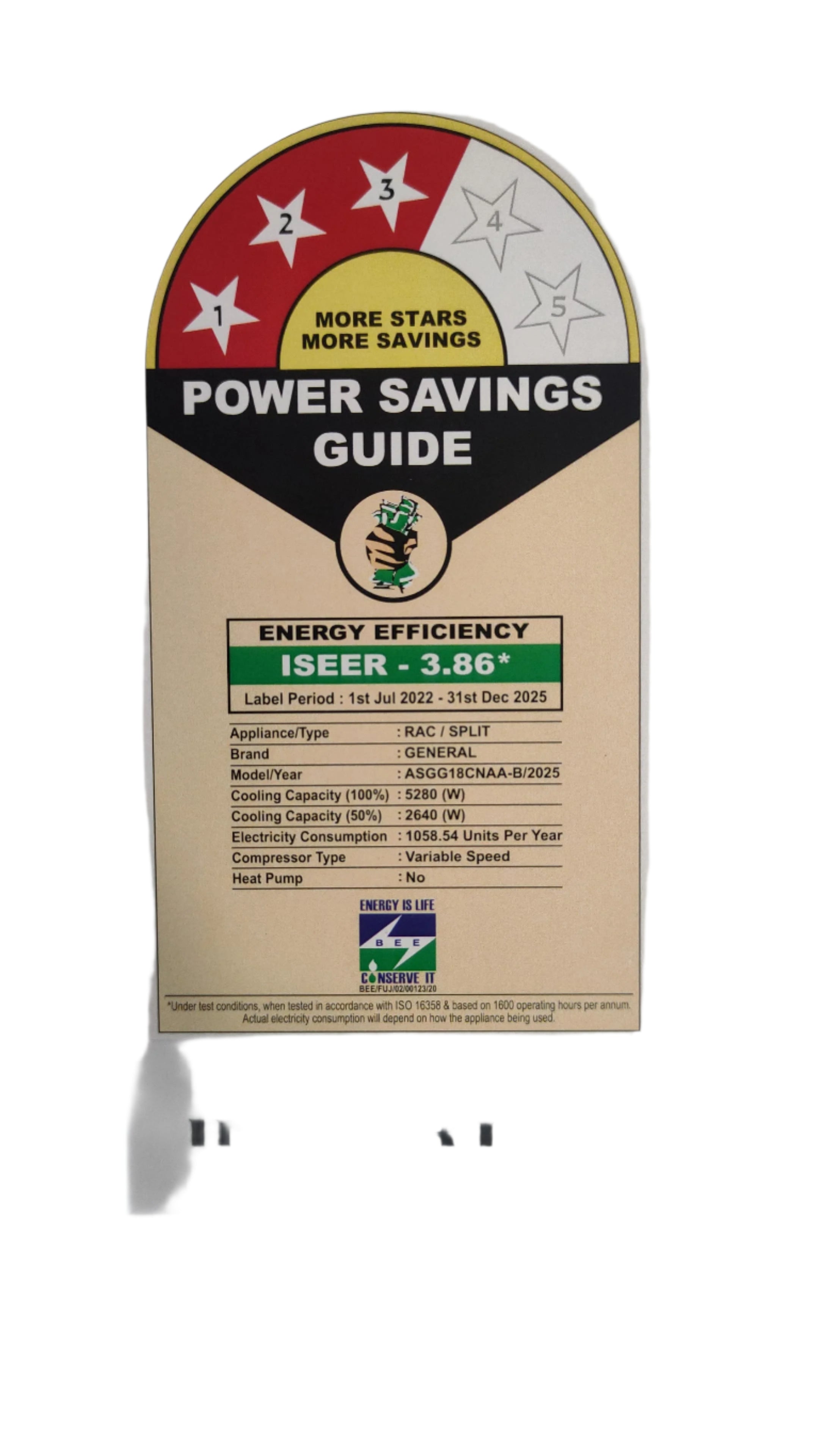 O General 1.5 Ton 3 Star ASGG18CNAA-B Inverter Split AC (Copper Condenser) 2025 Mahajan Electronics Online