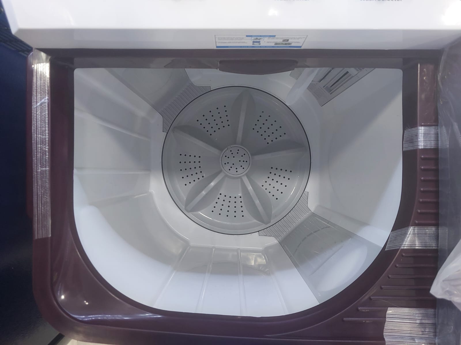 Voltas Beko WTT80UHA/BRSSWH5PODE 8 kg Semi Automatic Top Load Washing Machine Burgundy Mahajan Electronics Online