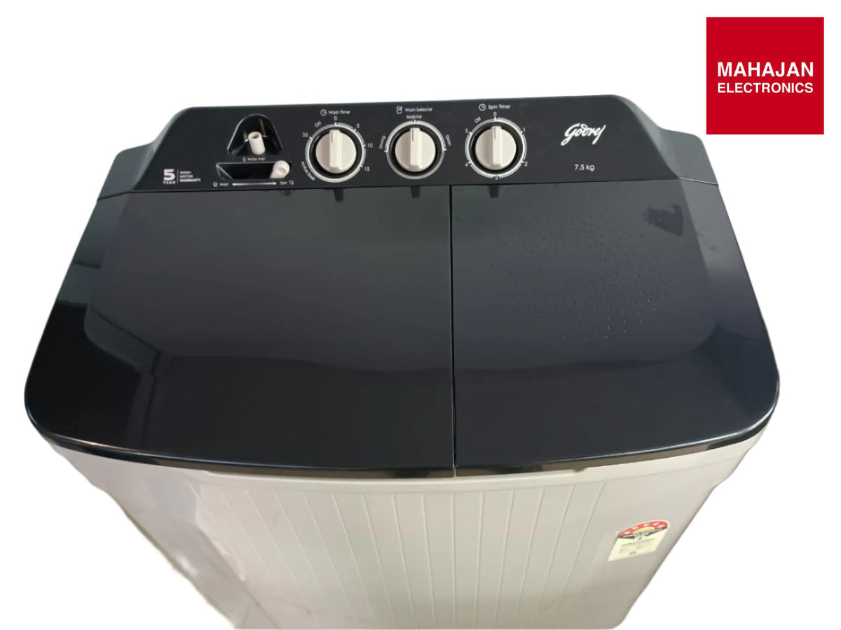 Godrej WSEDGE CLS 75 5.0 PRA MIGR 7.5 Kg 5 Star Semi-Automatic Top Load Washing Machine – Mahajan Electronics Online.