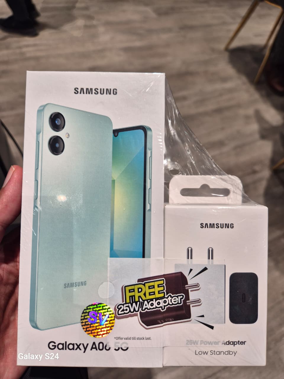 Samsung Galaxy A06 5G (Light Green, 4GB RAM, 64GB Storage)| True 5G with 12 5G Bands | 50MP Dual Camera | 4 Gen Updates | IP54 | Voice Focus With 25W Adapter Mahajan Electronics Online