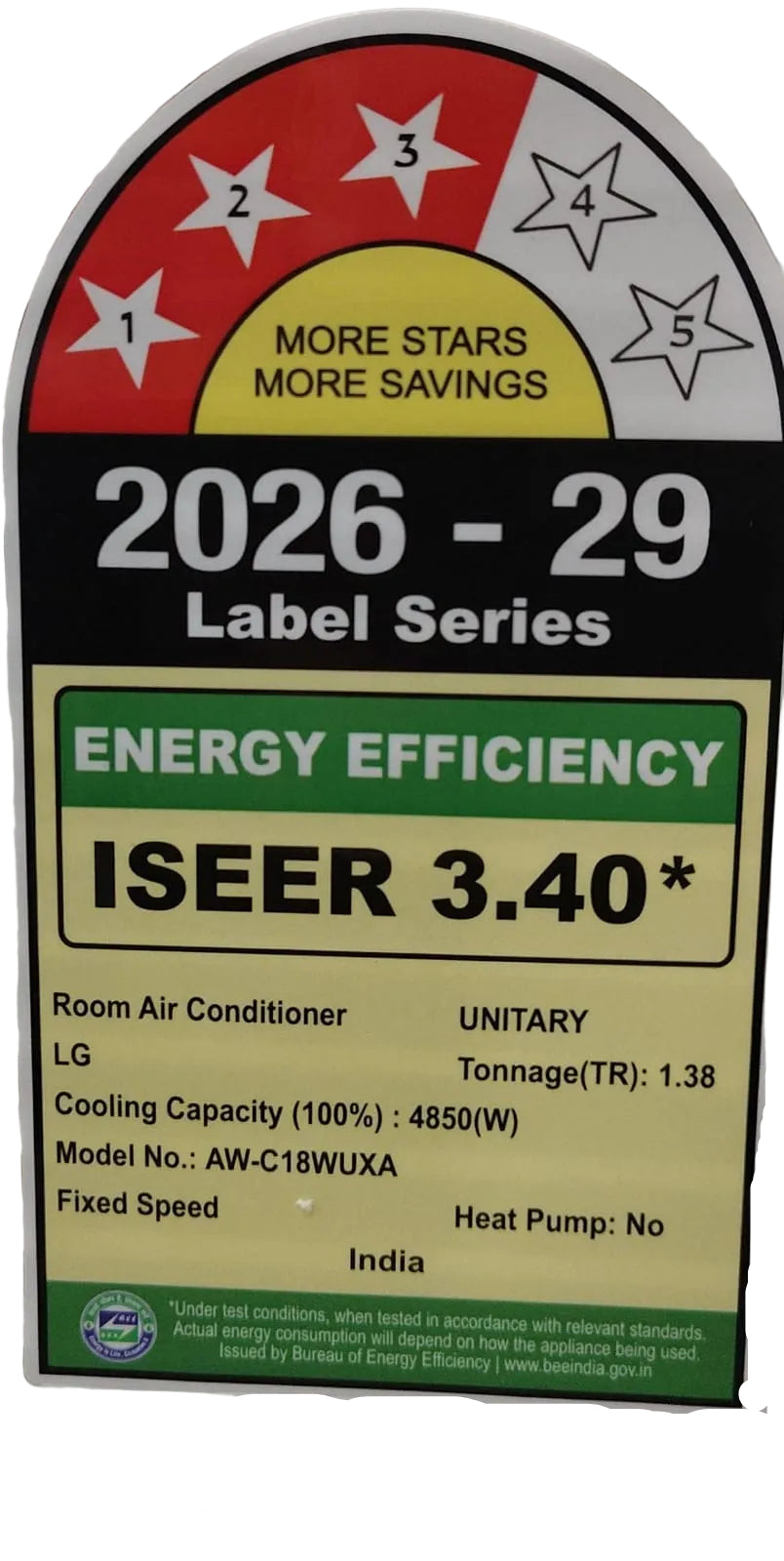 LG AW-C18WUXA 1.5 Ton 3-Star(2026 Series) Fix Speed Window AC | Copper Coil Mahajan Electronics