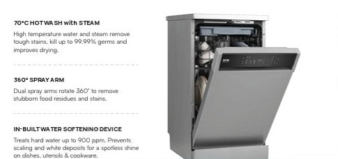 IFB Neptune SX10 10 Place Settings Dishwasher | 1900W | 220–240V | 49.4 cm Wide | Imported Dishwasher | Turkey Made IFB