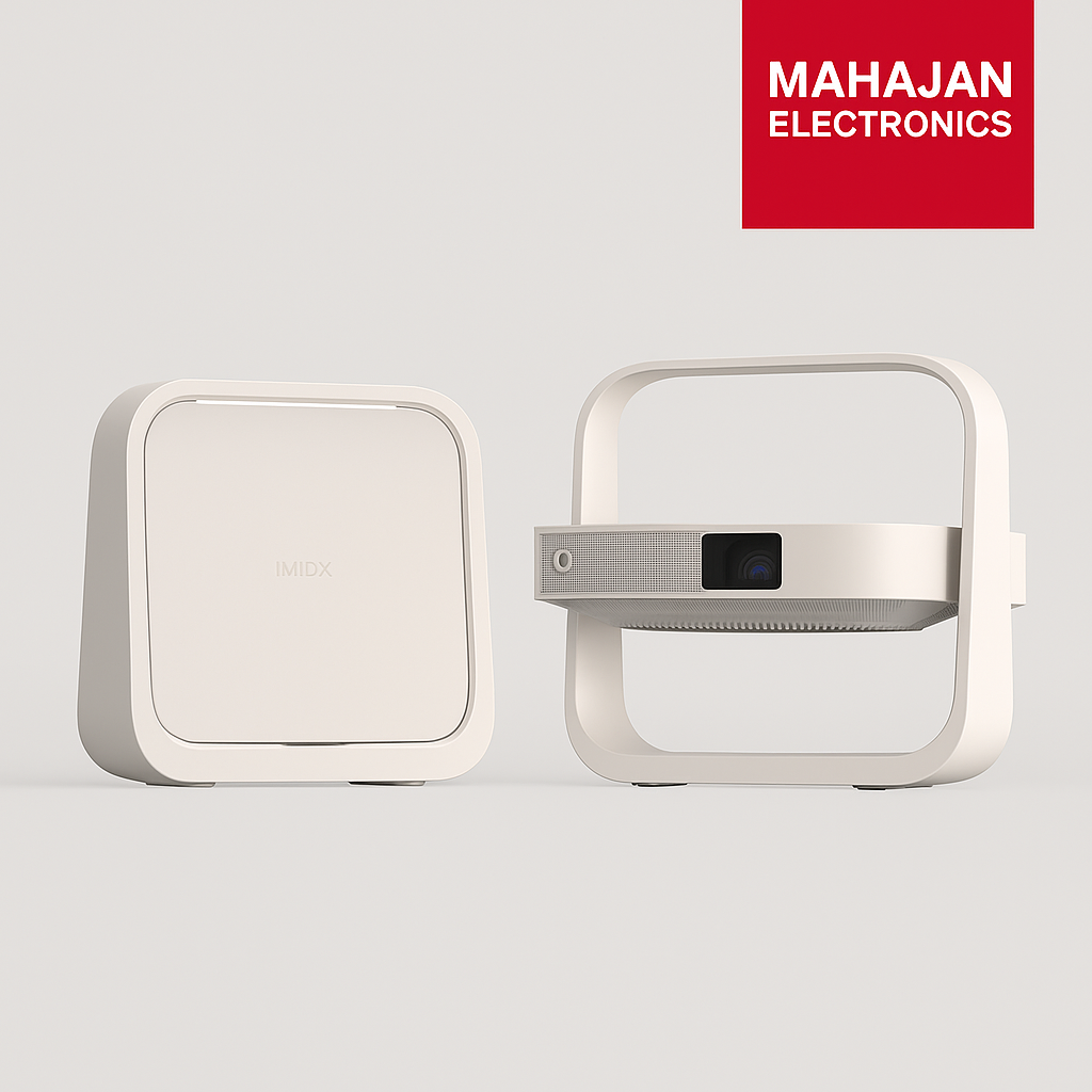 XGIMI Elfin Flip Portable Projector – 1080p Full HD | Licensed Netflix | Built-in Adjustable Stand | 400 ISO Lumens | HDR10 | Game Mode | Auto Screen Adaption | 2×3W Speakers