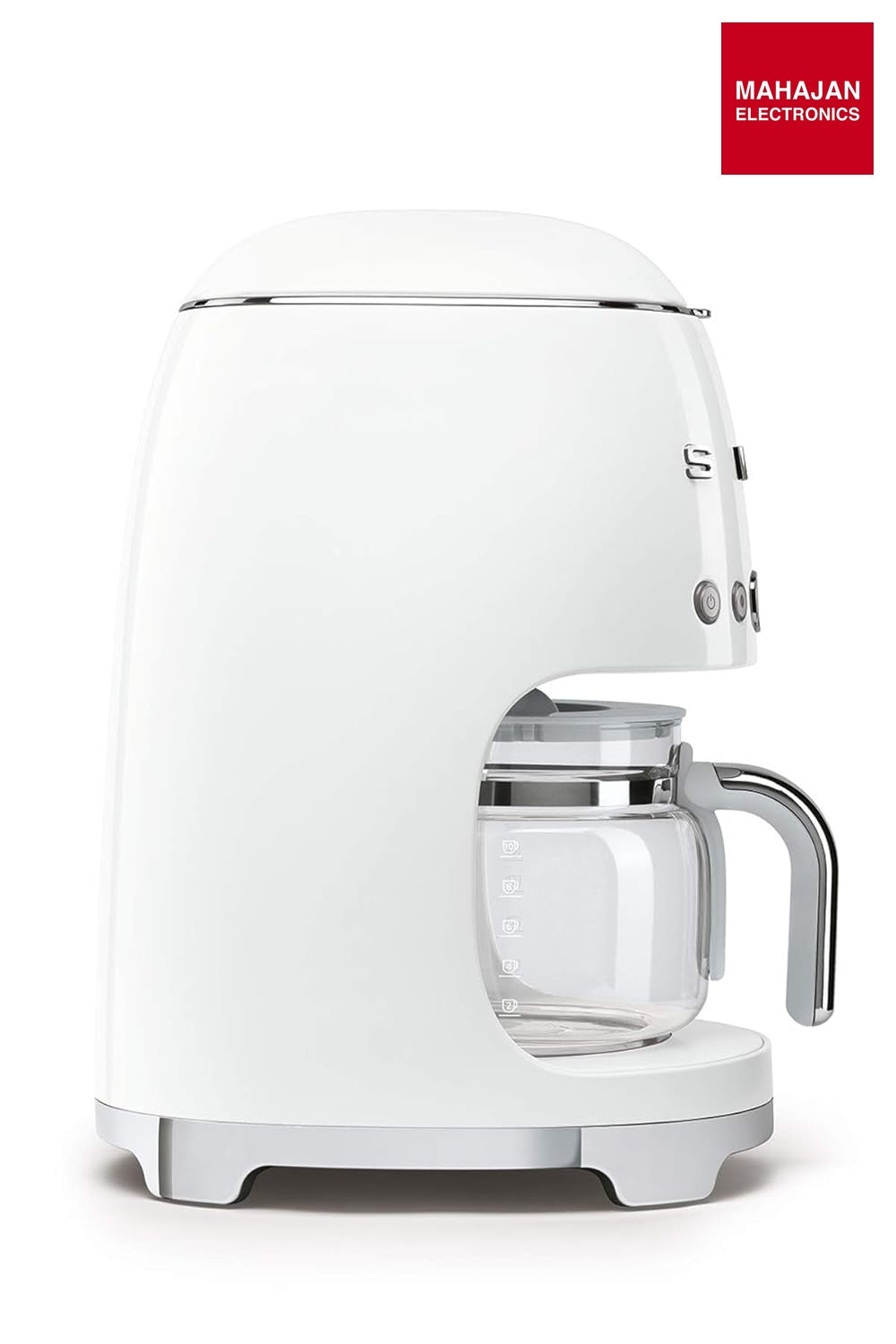 SMEG DCF02WHEU Filter Coffee Machine 50'S Style - White – Mahajan Electronics Online.