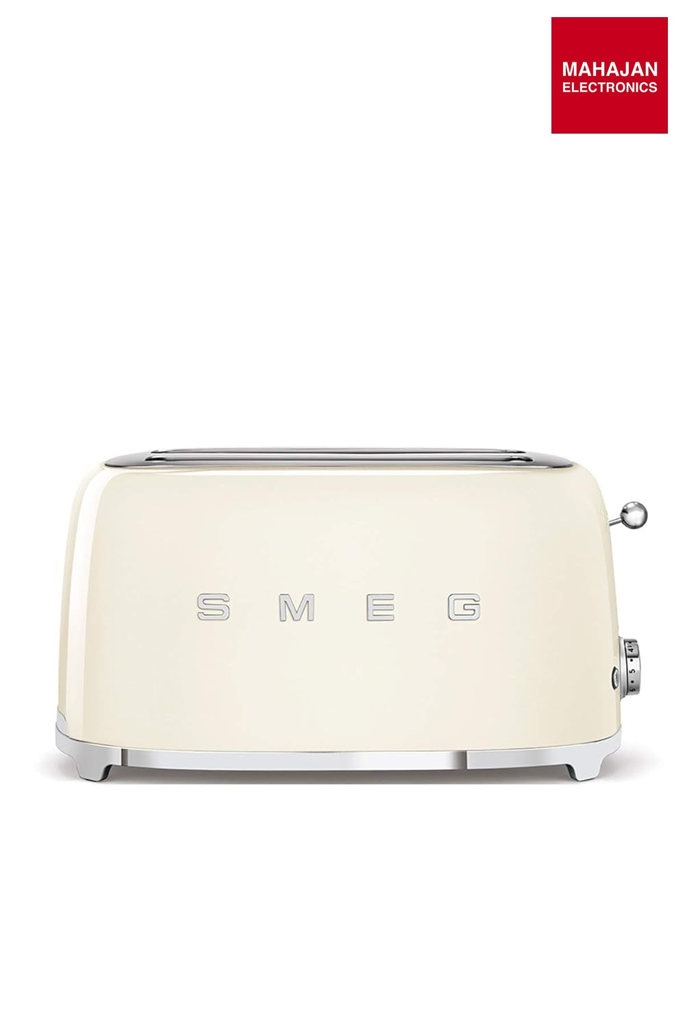 Smeg TSF01CREU Toaster, 2 Extra Wide Slot for 4 Slices, Original Italian Brand, Auto Center for Even – Mahajan Electronics Online.
