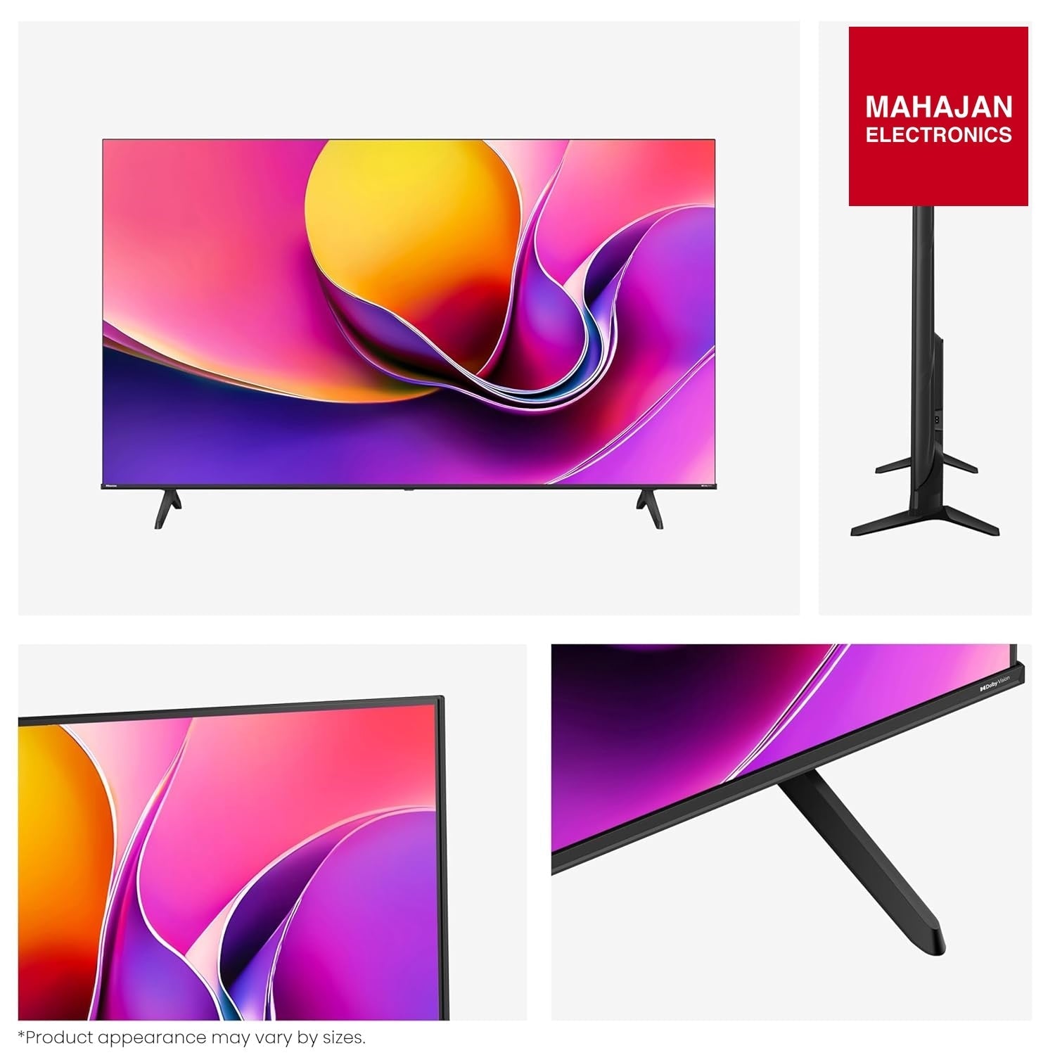 Hisense 43Q6S (2026) 108 cm (43 inches) 4K UHD QLED Smart TV with Dolby Vision & Atmos, AI Upscaling, Game – Mahajan Electronics Online.
