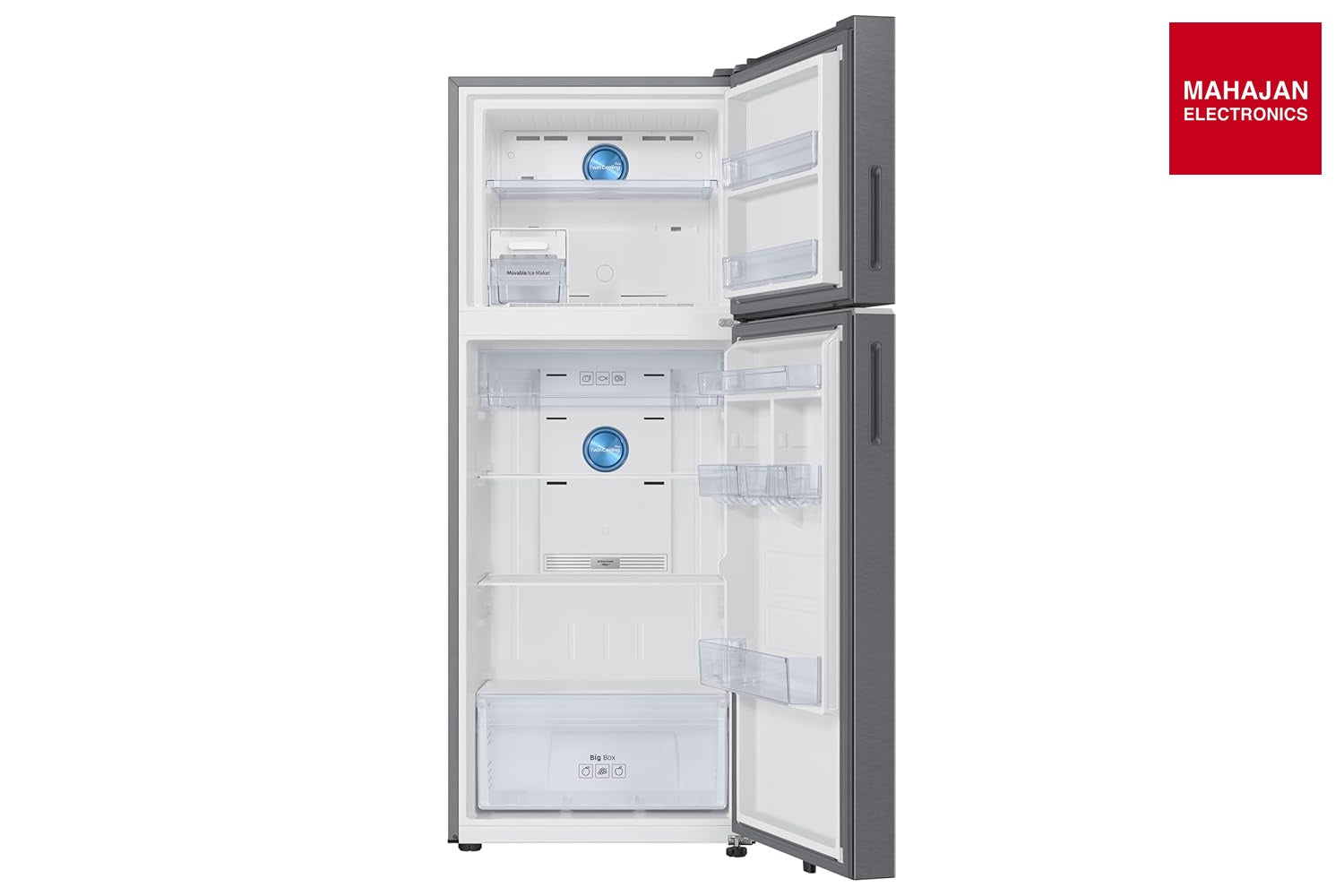 Samsung RT45HG6A22SLHL 419 L, 2 Star, Convertible 5-in-1, Digital Inverter, Frost Free Double Door, Bespoke – Mahajan Electronics Online.