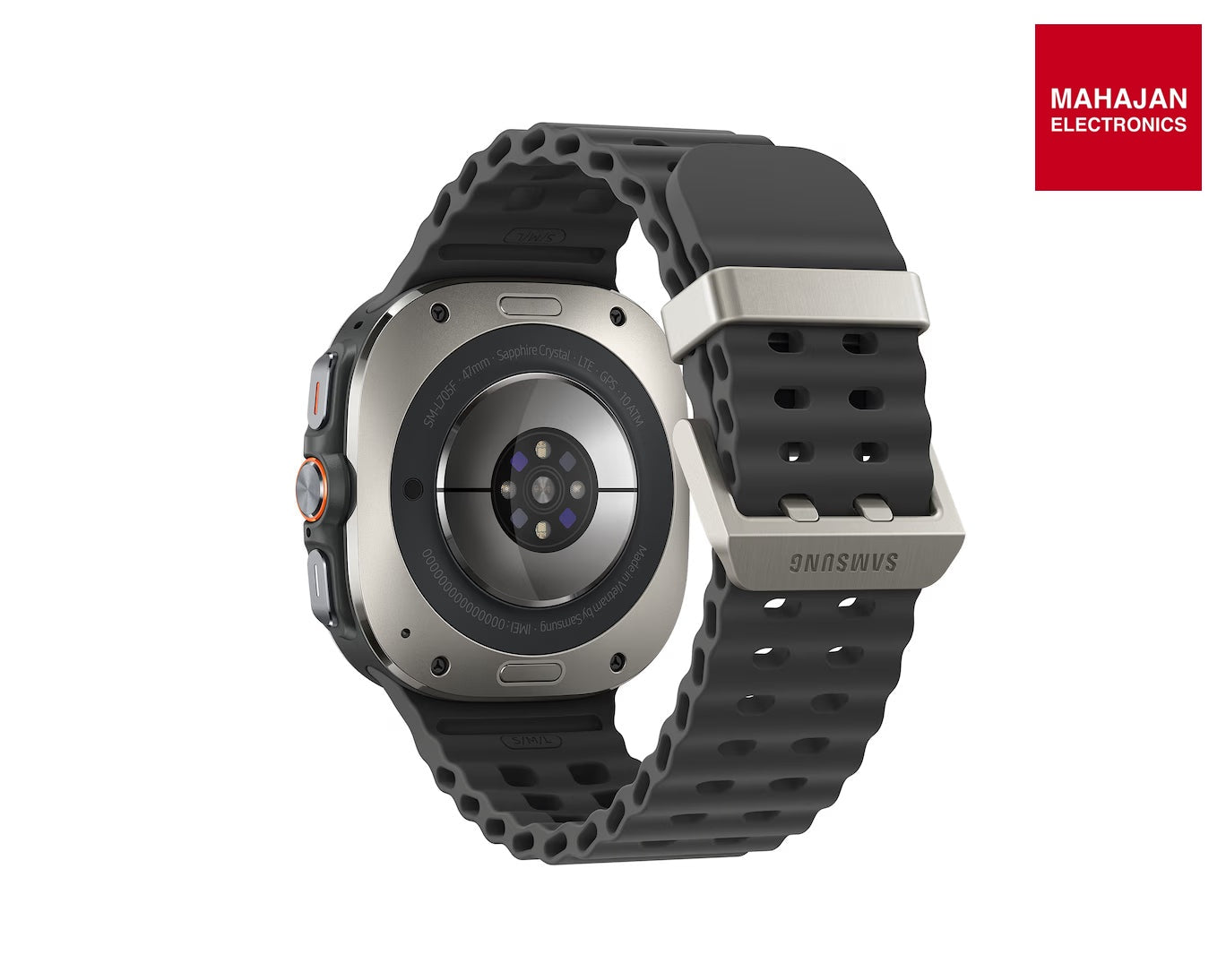 Samsung Galaxy Watch Ultra 2025 (47mm, LTE, Titanium Silver)| Upto 100h Battery| 3nm Processor| Dual GPS| Quick Button/Siren| Sapphire Glass| 10ATM and IP68| BP and ECG Monitor| Energy Score and Ages. Mahajan Electronics Online