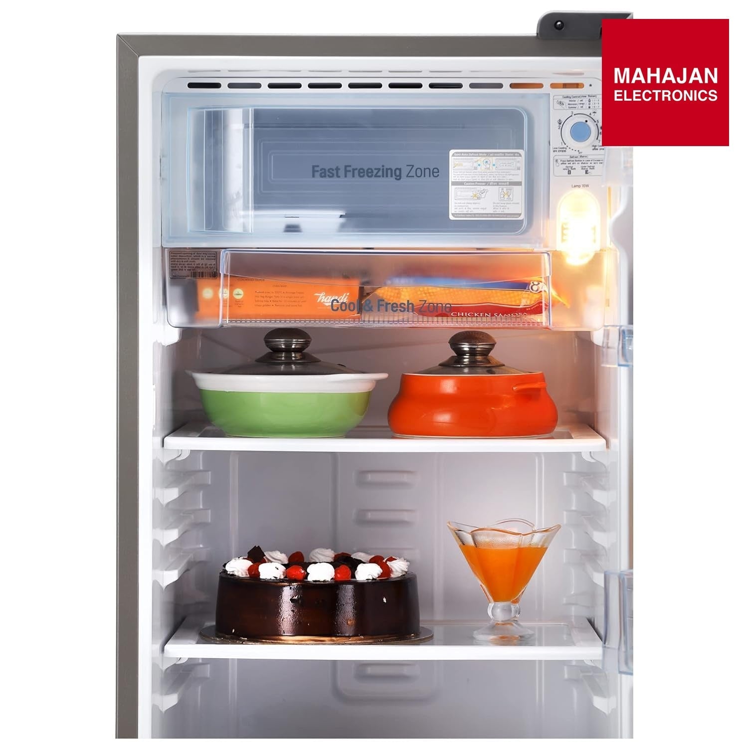 LG GLD1936YAPZ 185 L 3 Star Direct-Cool Single Door Refrigerator ( Shiny Steel, Fast Ice Making, Gross Volume – Mahajan Electronics Online.