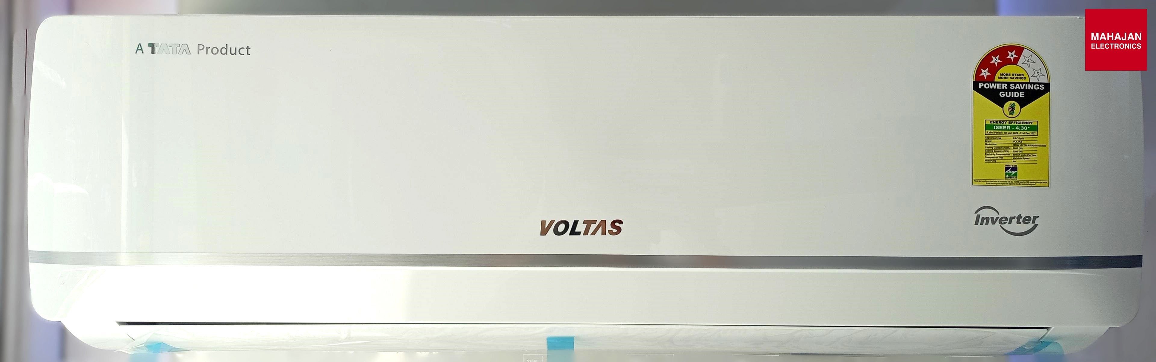 Voltas 183INV VECTRA AURA (2026 Series) 1.5 Ton 3 Star Inverter Split AC โ 5-in-1 Adjustable Mode, Copper โ Mahajan Electronics Online.