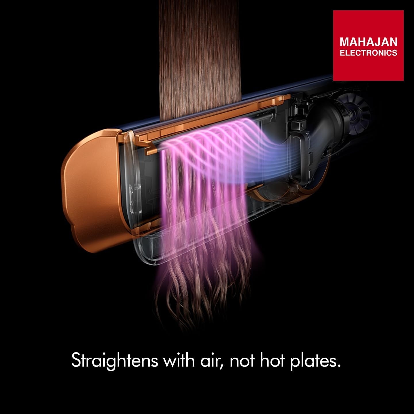 Dyson Airstrait™ Hair Straightener| Wet-to-dry straightener | Straightens with air | No hot plates, no heat – Mahajan Electronics Online.