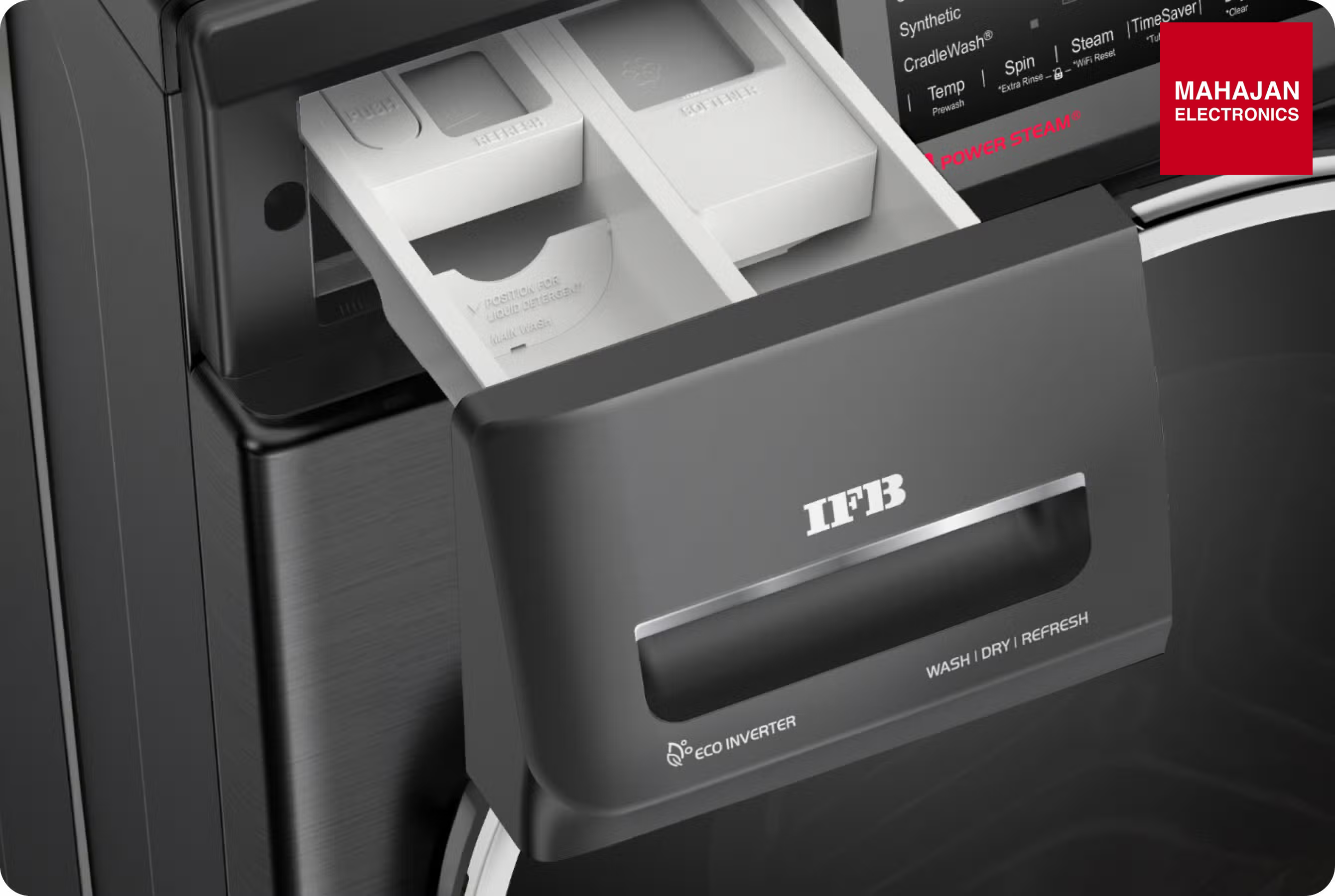 IFB LaundriMagicĀ® WDR Executive ZBN CMS 9/6/3KG Washer Dryer Refresher with Ai Dry | 3-in-1 Wash ⢠Dry ⢠ā Mahajan Electronics Online.