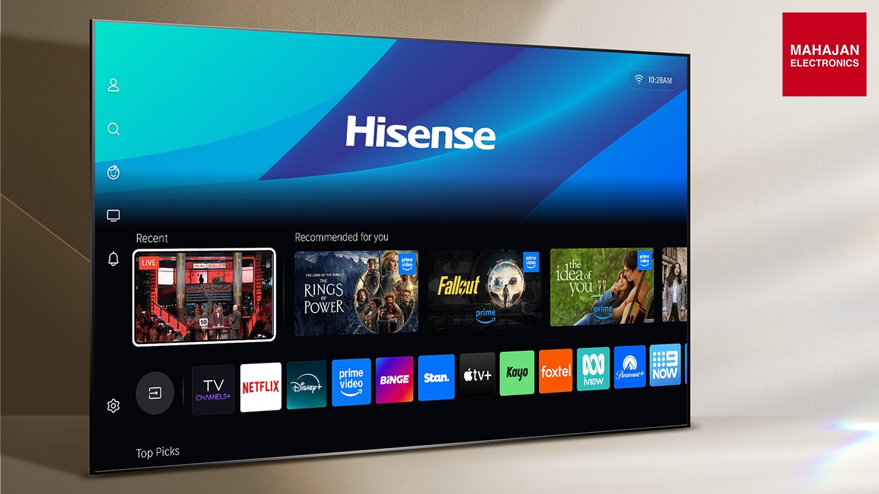 Hisense 43A6S 43 Inch 4K UHD Smart TV with Dolby Vision & 24W Sound – Mahajan Electronics Online.