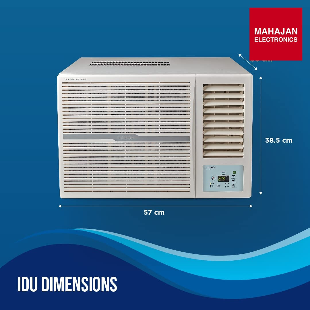 Lloyd_GLW12D2FESSW_1.0_Ton_2_Star_Fixed_Speed_Window_AC_100_Copper_White_with_Silver_Deco_Strip_-Online_Mahaja – Mahajan Electronics Online.