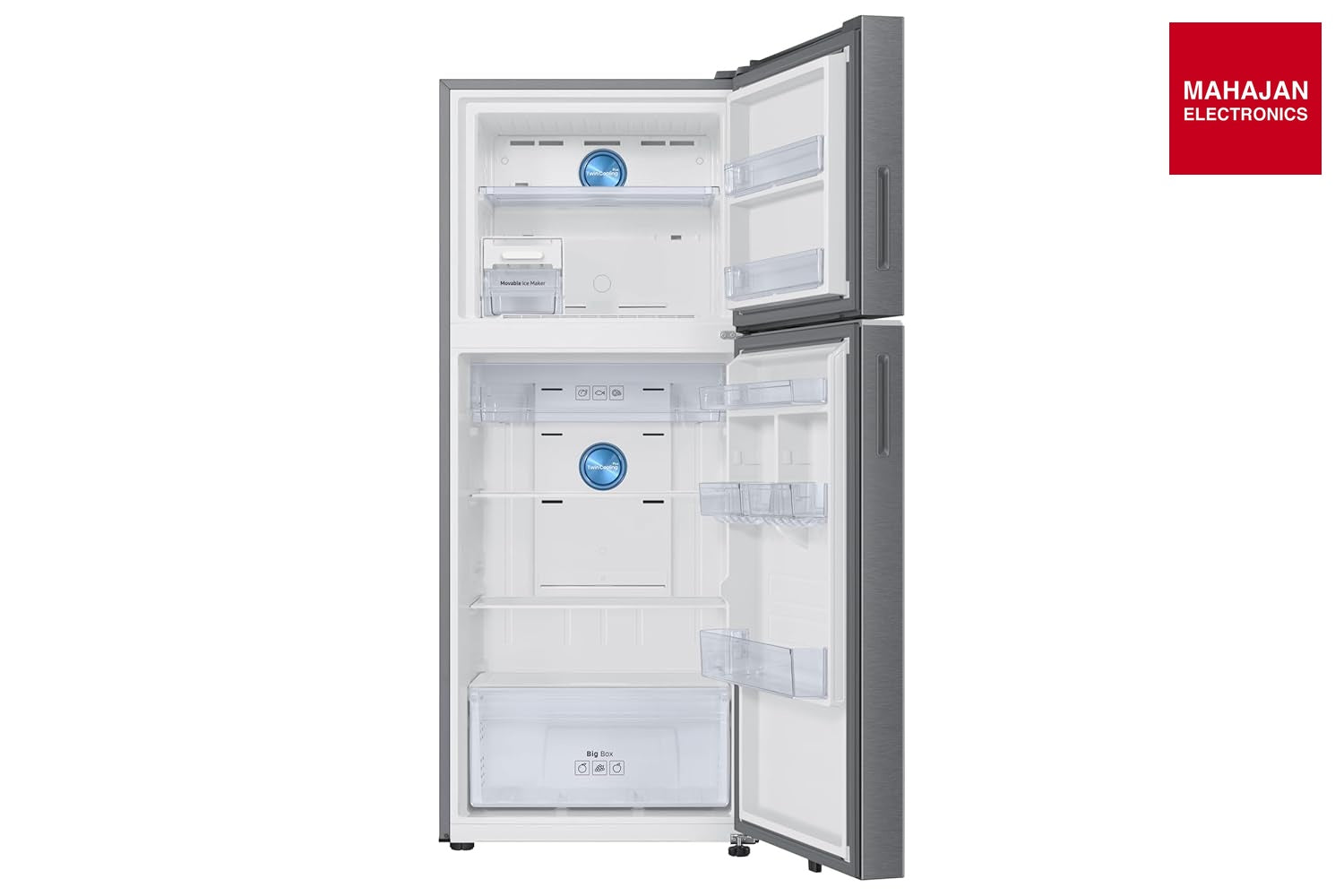 Samsung RT45HG6A43BXHL 419 L, 3 Star, Convertible 5-in-1, Digital Inverter, Frost Free Double Door, Bespoke – Mahajan Electronics Online.