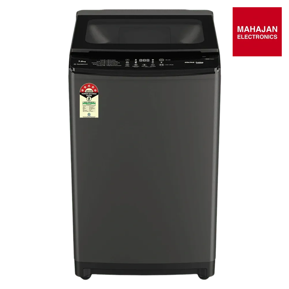 VOLTAS beko WTL7006UAA/SPC0OD 7 Kg 5 Star Fully Automatic Top Load Washing Machine ( Aqua Wave Drum, Medium – Mahajan Electronics Online.