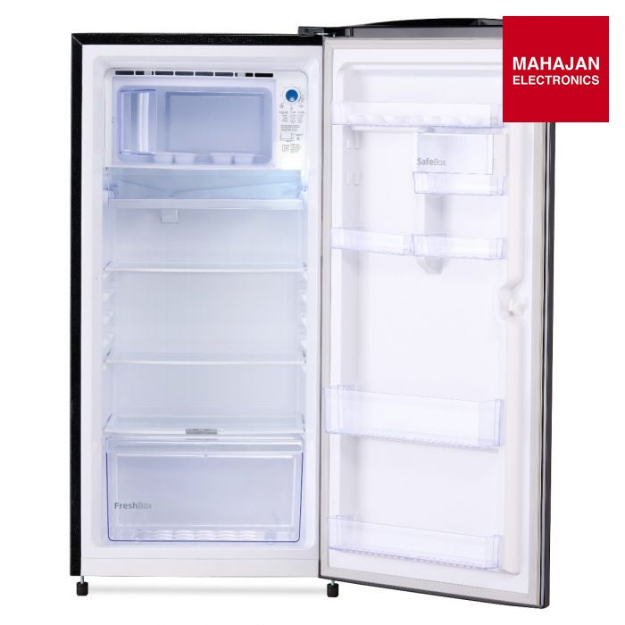 Voltas Beko RDC245B / 3W0XGE0M000UGD 210 L 3 Star Single Door Refrigerator (Dark Grey) | Direct Cool | Fresh – Mahajan Electronics Online.