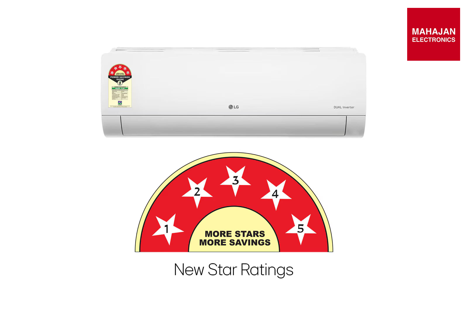 LG AS-Q20ENZE 5 Star (1.5) Split AC, AI Convertible 6-in-1, AI Dual Inverter, Diet Mode+, Viraat Mode, 100% β Mahajan Electronics Online.