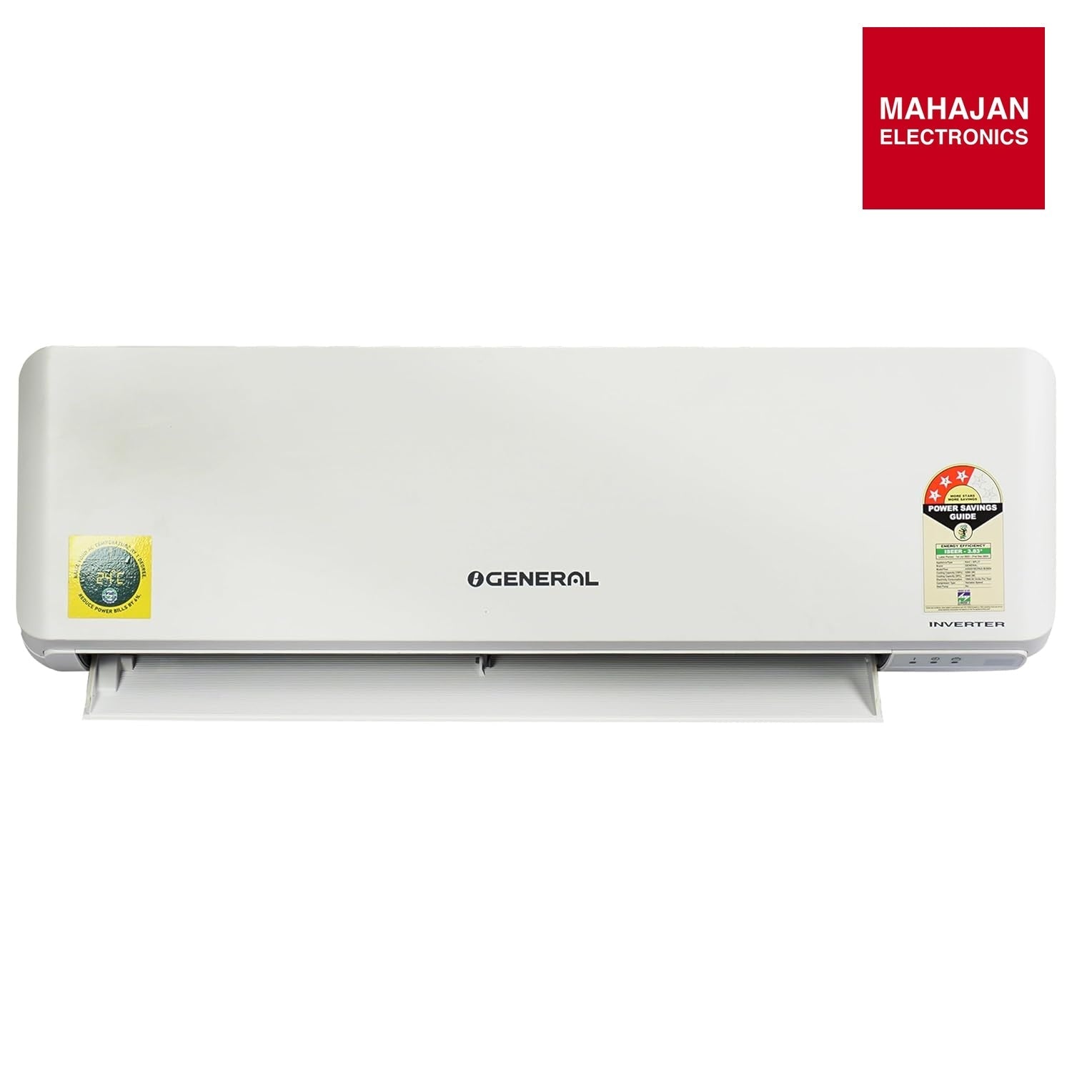 O General ASGG18CNWA-B 1.5 Ton 3 Star Inverter Split AC | Copper Condenser | R32 | Free Standard Installation – Mahajan Electronics Online.