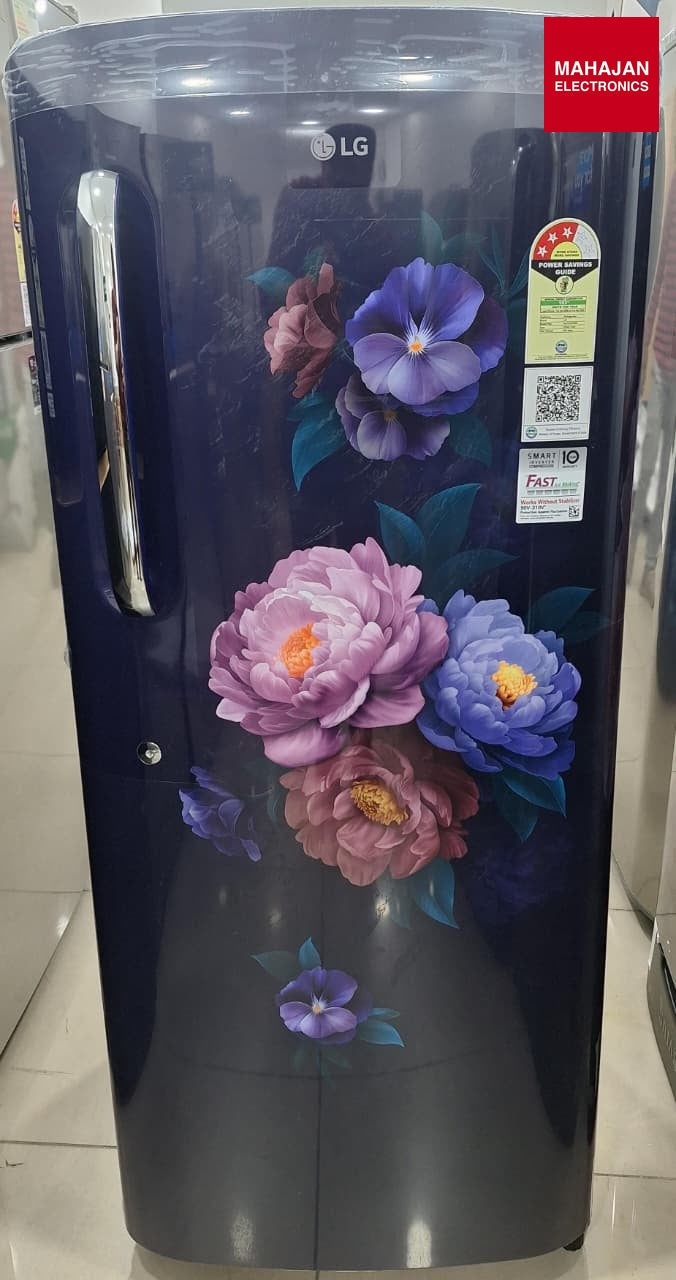 LG GLD2336YARS 224 L 3 Star Direct Cool Single Door Refrigerator | Smart Inverter Compressor Royal Spring β Mahajan Electronics Online.