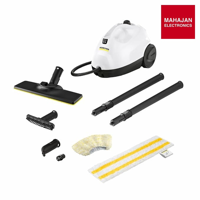 KARCHER SC 2 EasyFix Steam Cleaner, 1500W, 3.2 Bar Pressure, 1200L Steam/L Water, Chemical Free Cleaning – Mahajan Electronics Online.