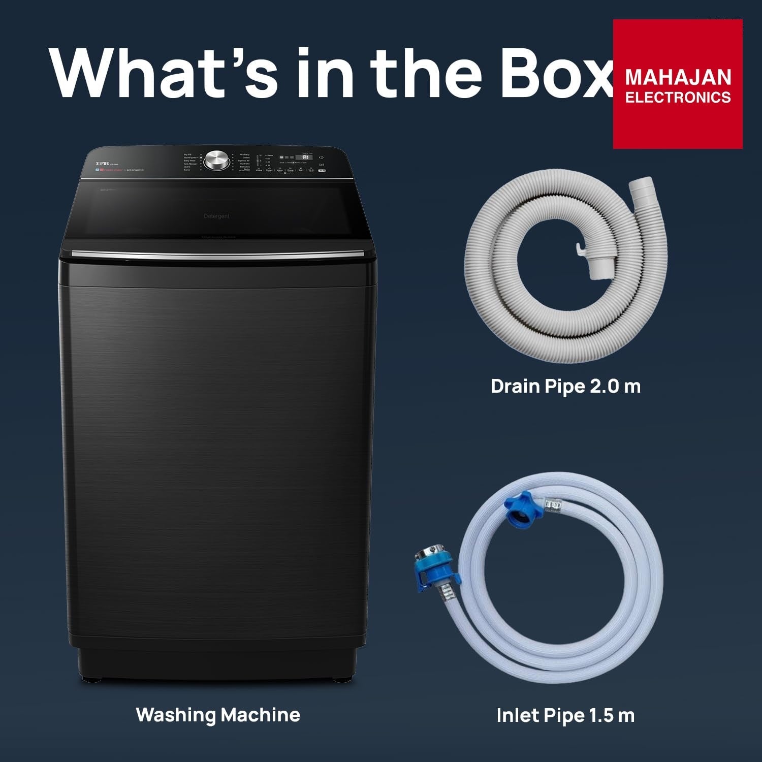 IFB TL121BL4SWID 12 Kg 5 Star AI Powered DeepClean® Technology Fully Automatic Top Load Washing Machine with – Mahajan Electronics Online.