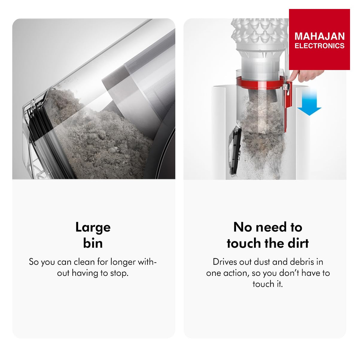 Dyson Big Ball Bagless Vacuum Cleaner | 800W Suction Power | 1.6L Dust Bin | Self-Righting | Automatic Cord β Mahajan Electronics Online.