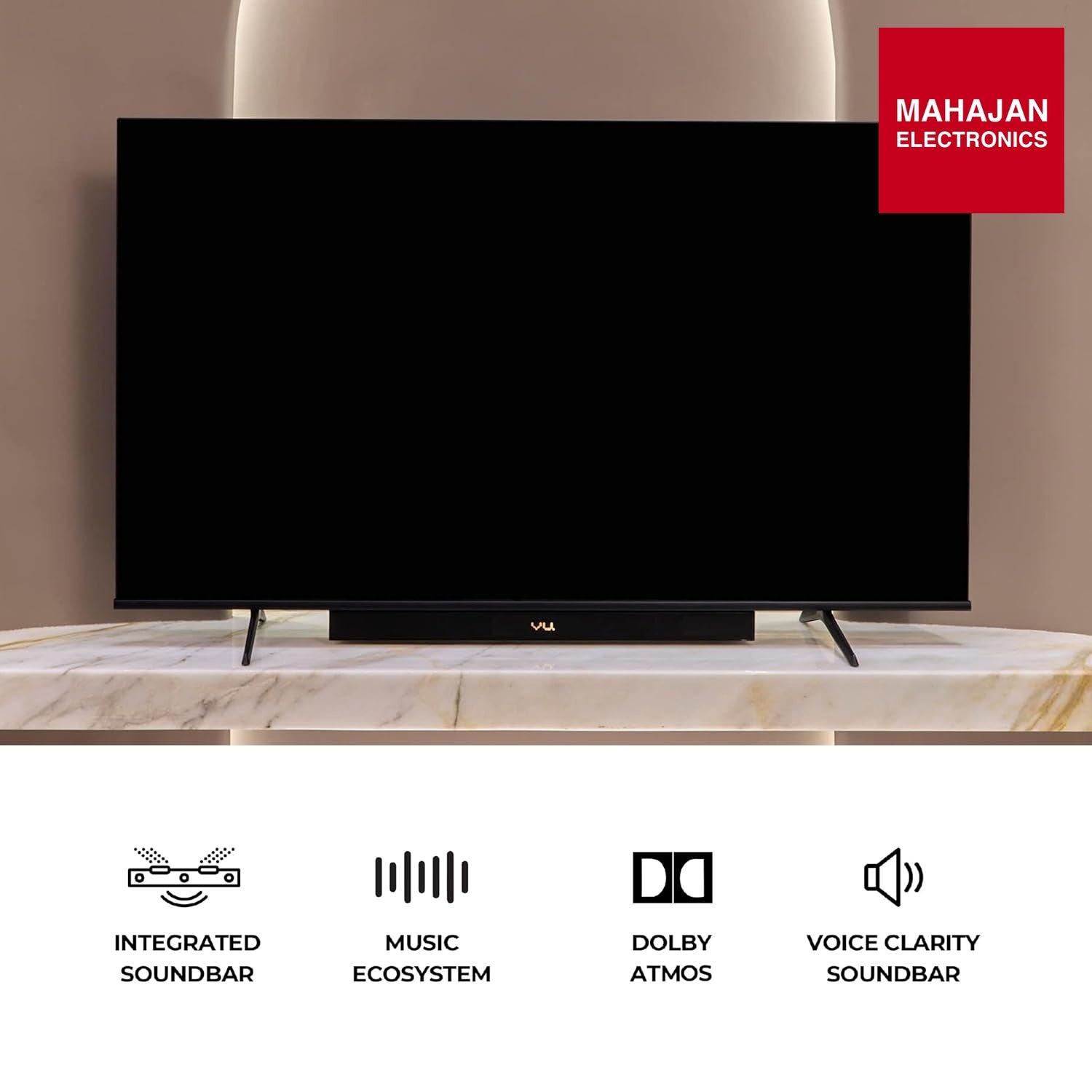 Vu 55VIBE-DV 139cm (55 inches) Vibe Series 4K QLED Smart Google TV – Mahajan Electronics Online.