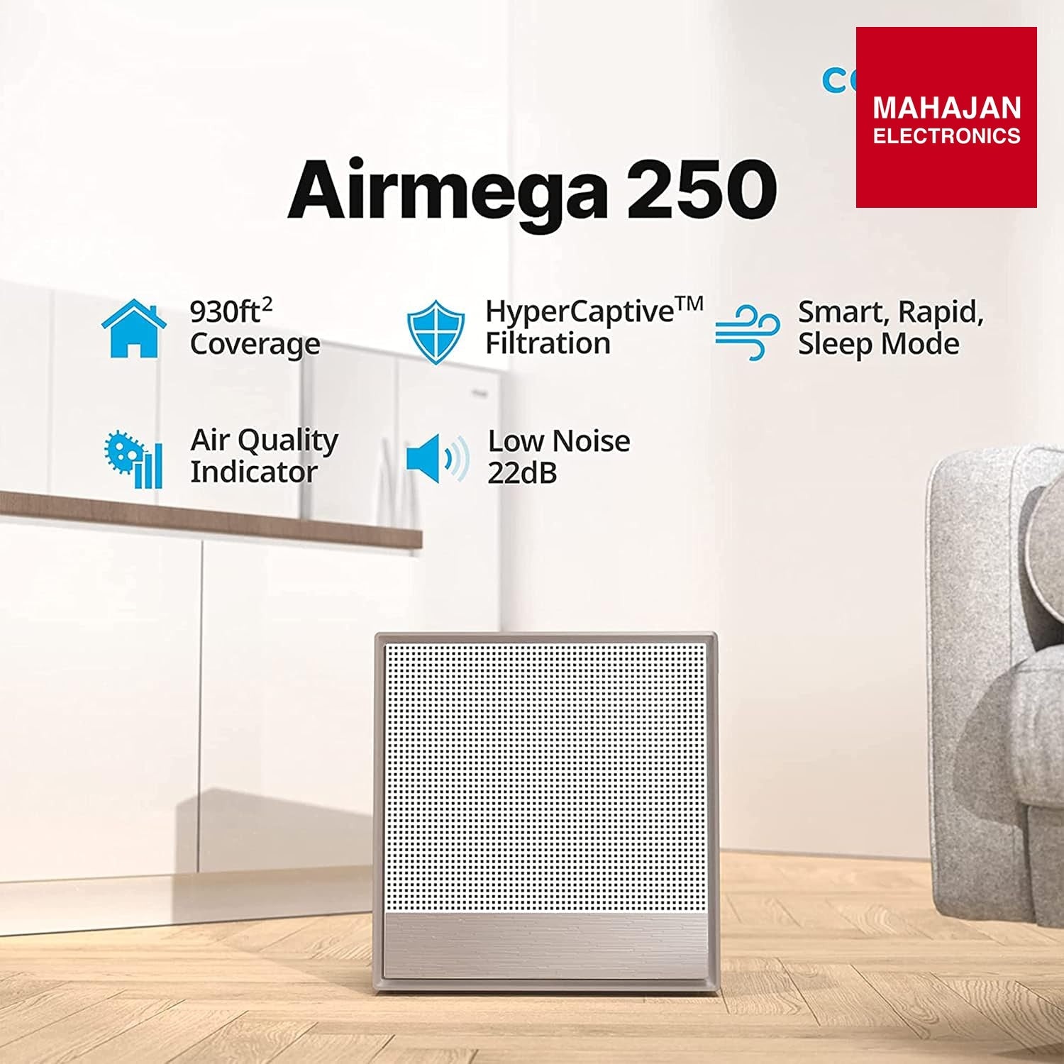Coway Airmega 250 (Ap-1720H) Air Purifier For Living Room,Filter Life 8500Hrs (Approx. 1.5-2 Yrs),Anti-Virus โ Mahajan Electronics Online.