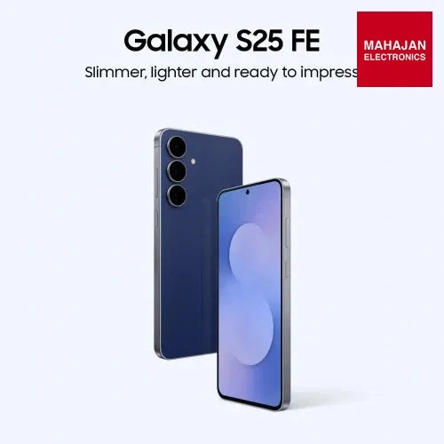Samsung Galaxy S25 FE 5G (8GB RAM/ 512GB Storage) Galaxy AI | 7x OS Upgrades | AMOLED 120Hz FHD+ Display (Jet – Mahajan Electronics Online.