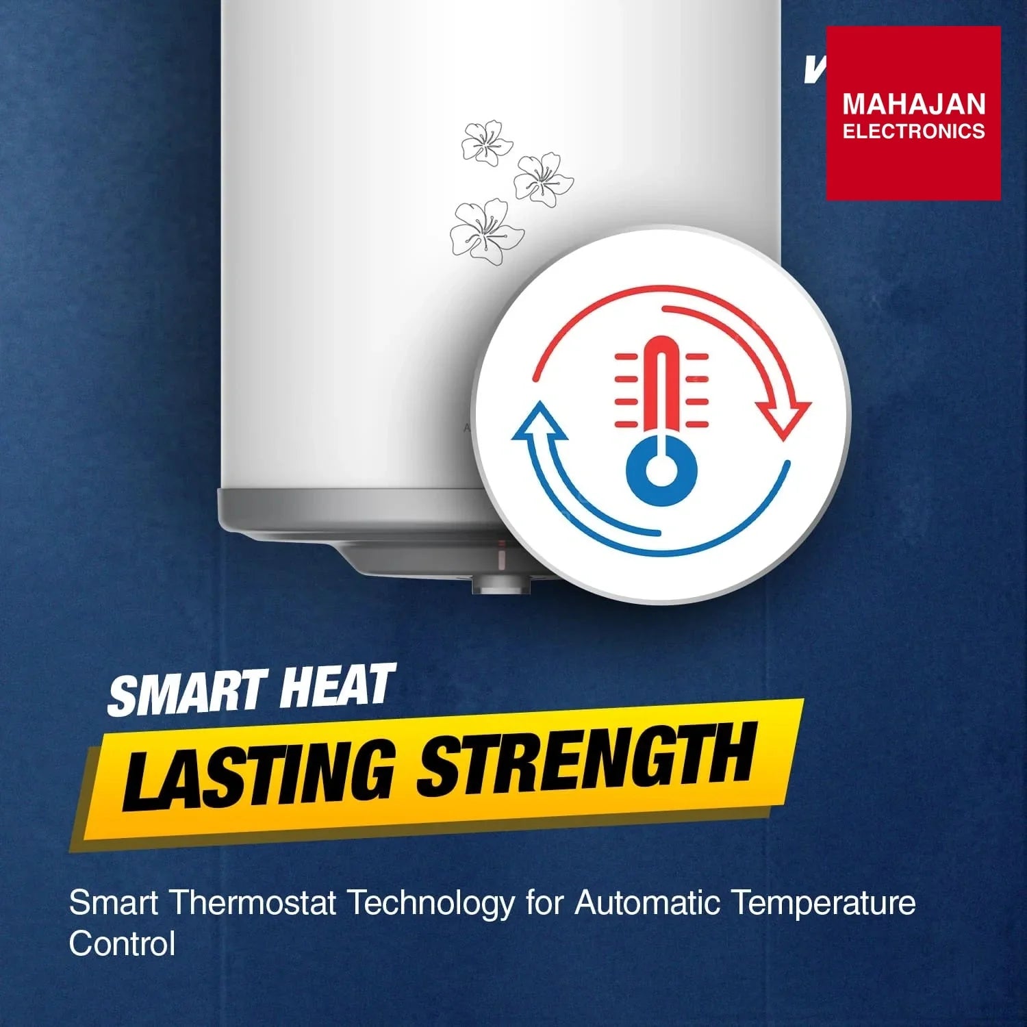 Voltas Aqua Prime 4 Star Water Heater - 15L (2000 W) 4610035 – Mahajan Electronics Online.