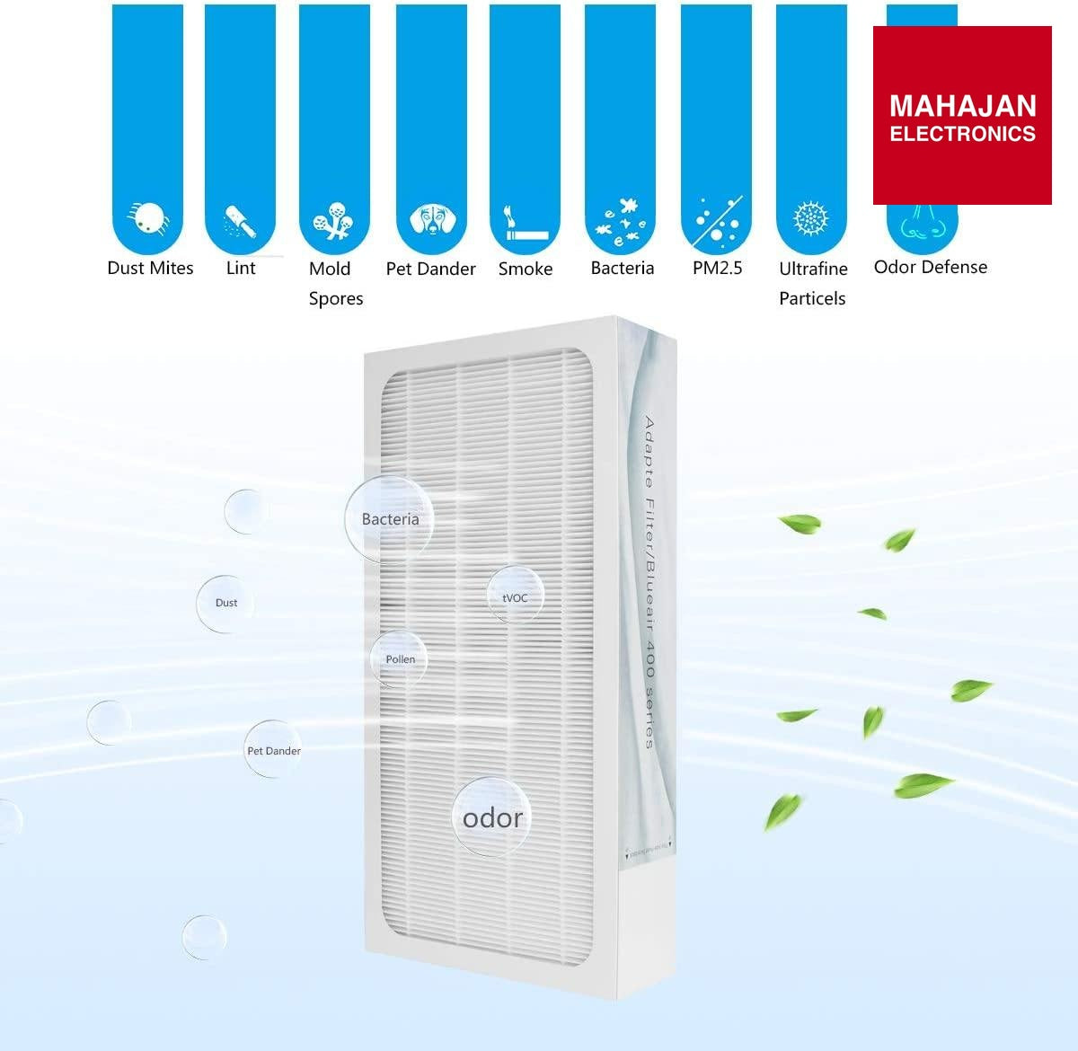 Blueair 400 Series SmokeStop Replacement Filter | Mahajan Electronics Blueair