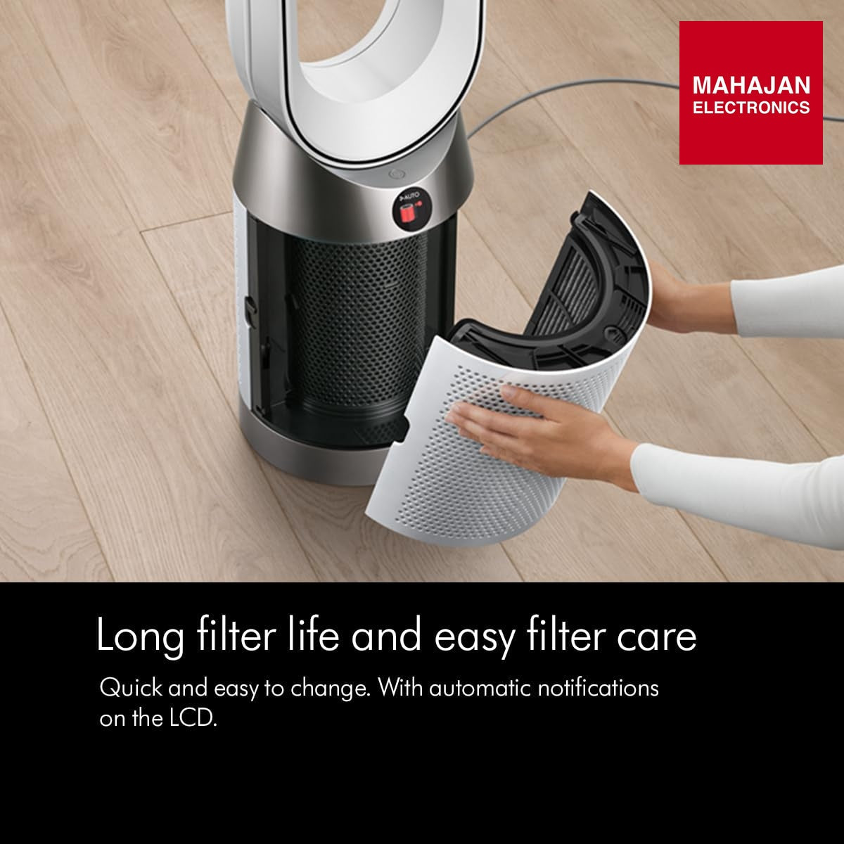 Dyson Air Purifier Cool PC1 | Removes 99.95% of allergens & pollutants as small as PM 0.1 Auto, Sleep and Night modes | Control via remote, App, compatible voice assistants | 2 Year Warranty Mahajan Electronics Online