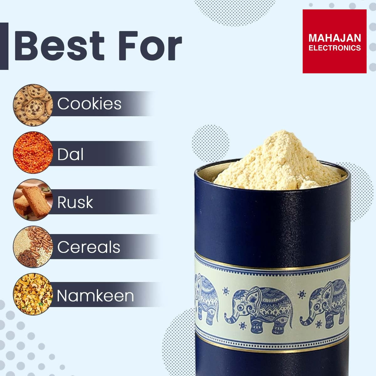 Mandala Collection Airtight Kitchen Container Set - Food Grade Metal Jars for Rusk, Cookies, Candies & More – Mahajan Electronics Online.