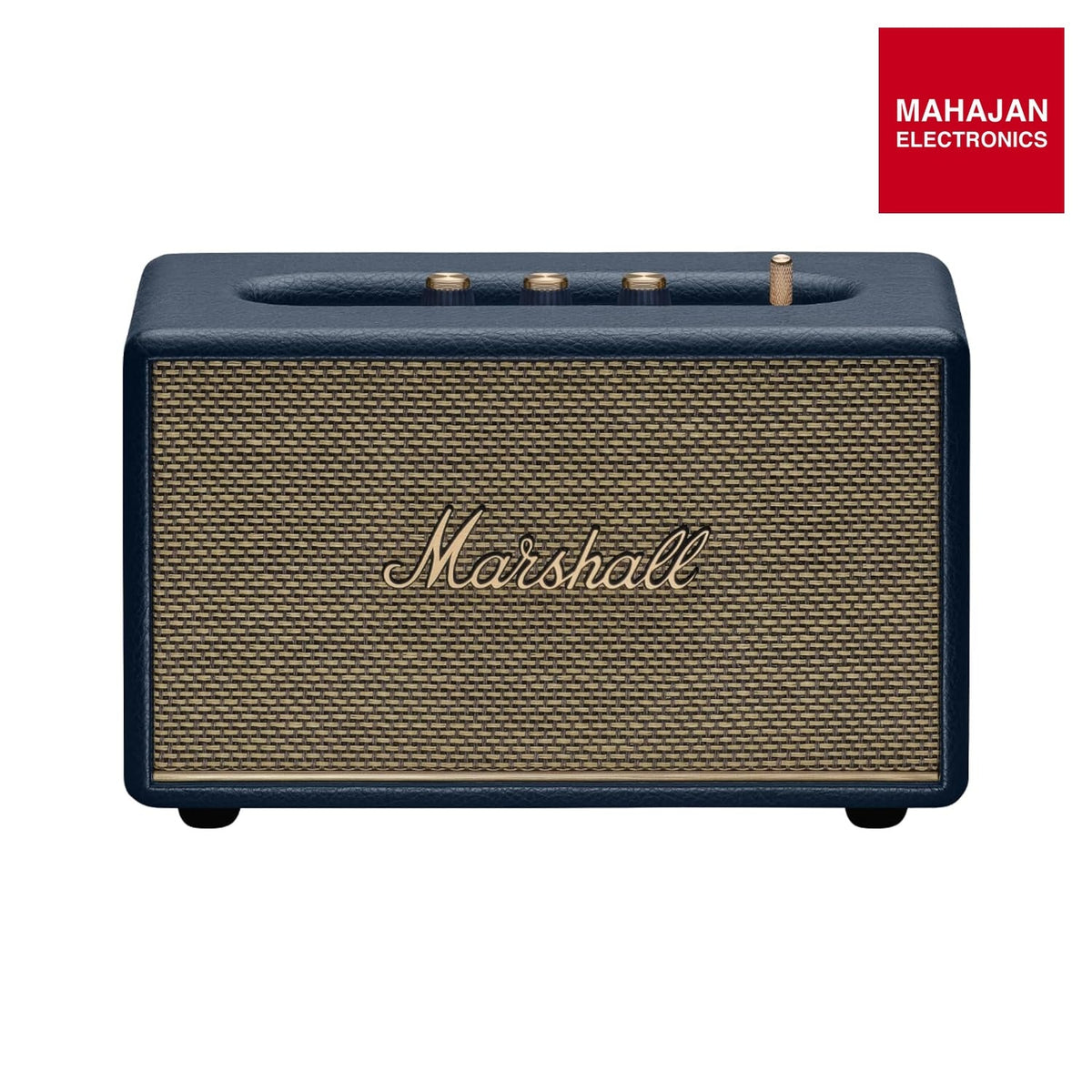 Marshall Acton III Wired Connectivity Stereo Home Speakers with Bluetooth 5.2 & RCA or 3.5mm Input β Midnight β Mahajan Electronics Online.