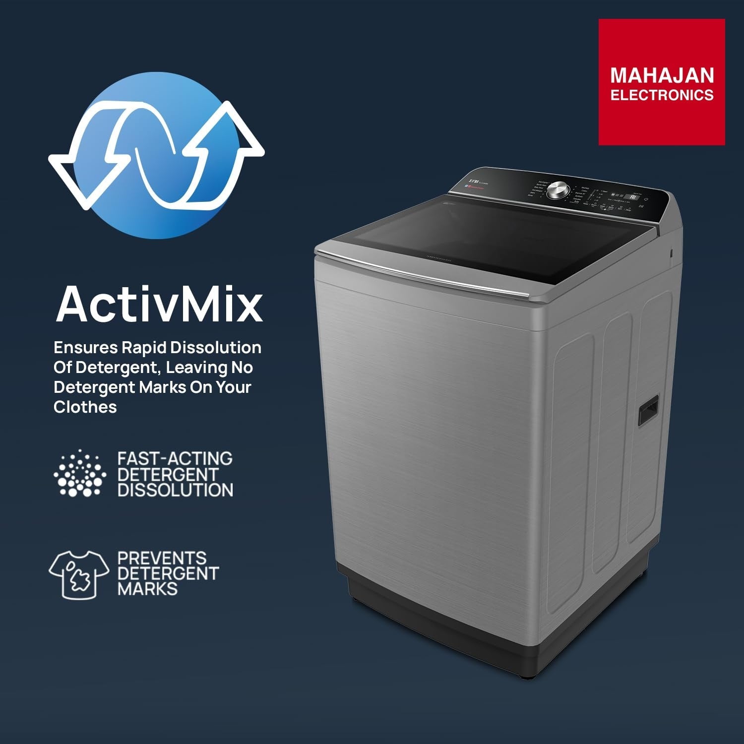 IFB TL111IN3SN 11 Kg 5 Star with DeepClean® Technology, AI Powered, Fully Automatic Top Load Washing Machine – Mahajan Electronics Online.