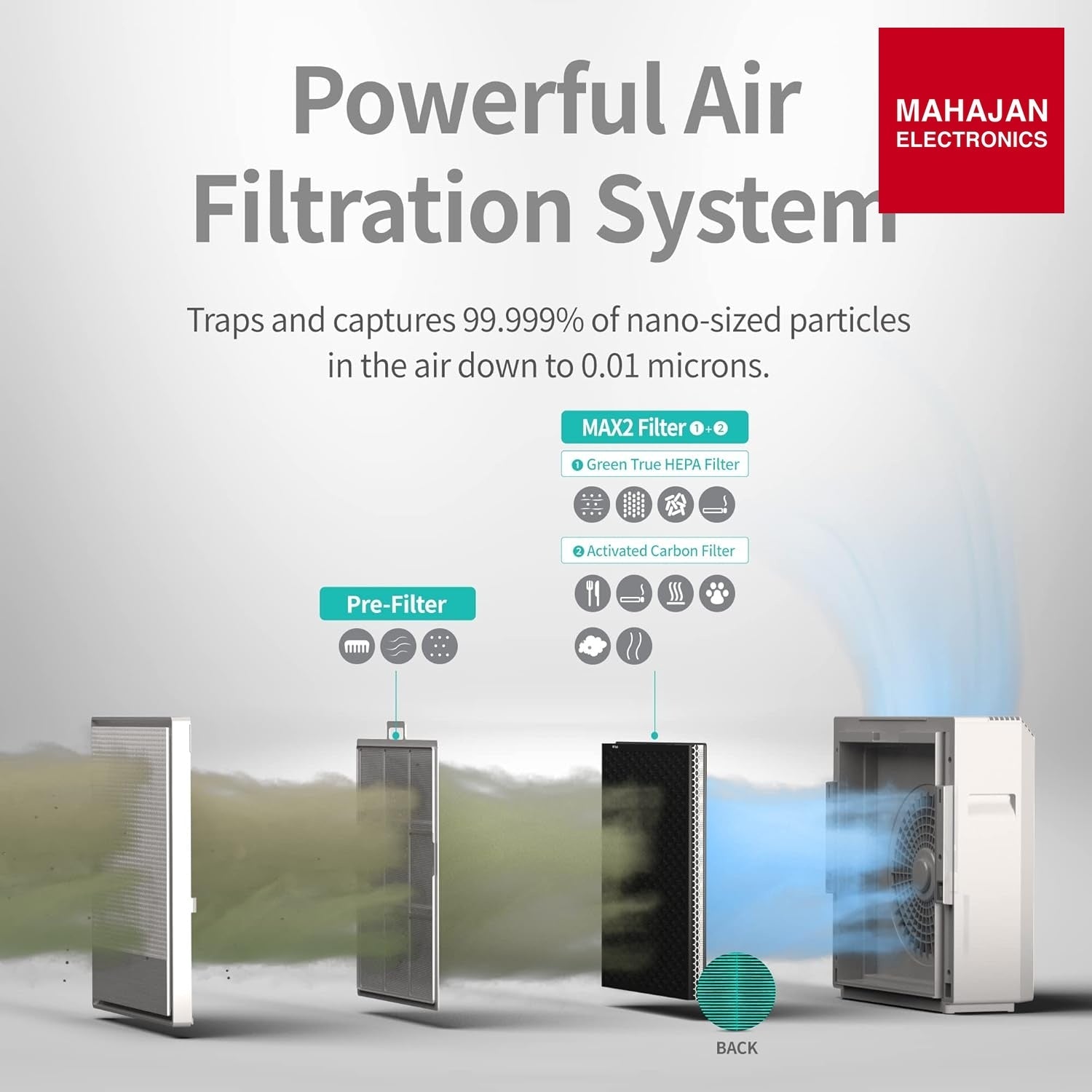 Coway Airmega 250/250S Air Purifier Replacement Filter Set, Max 2 Green True HEPA and Active Carbon Filter β Mahajan Electronics Online.