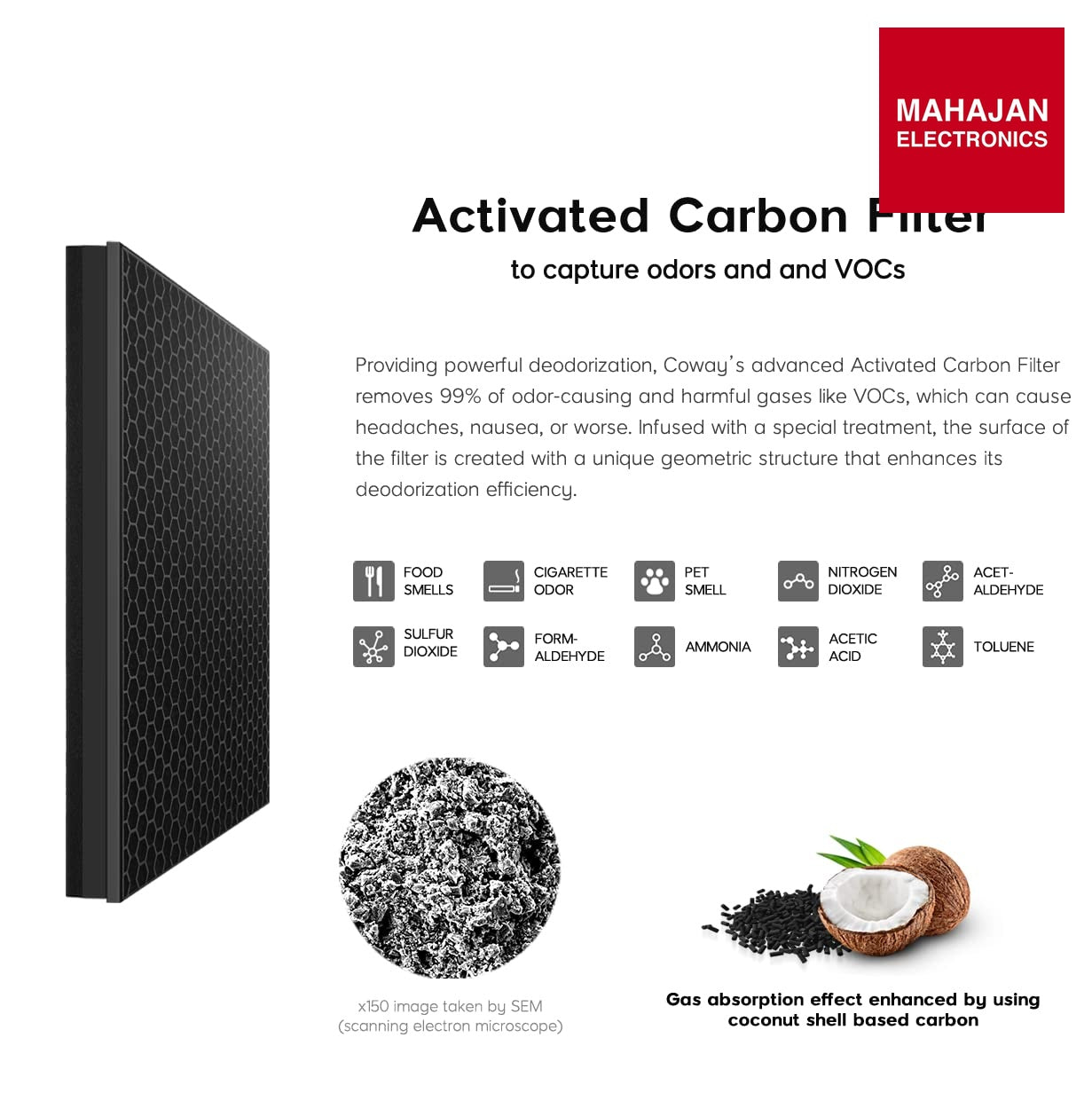 Coway Airmega 250/250S Air Purifier Replacement Filter Set, Max 2 Green True HEPA and Active Carbon Filter β Mahajan Electronics Online.