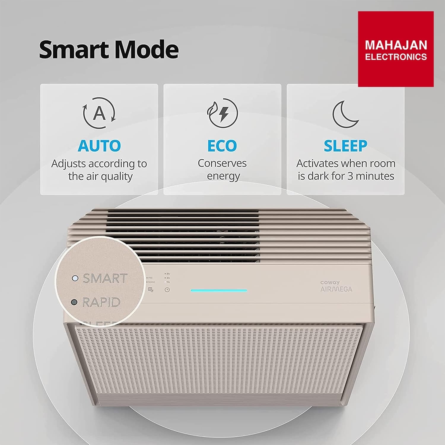 Coway Airmega 250 (Ap-1720H) Air Purifier For Living Room,Filter Life 8500Hrs (Approx. 1.5-2 Yrs),Anti-Virus – Mahajan Electronics Online.