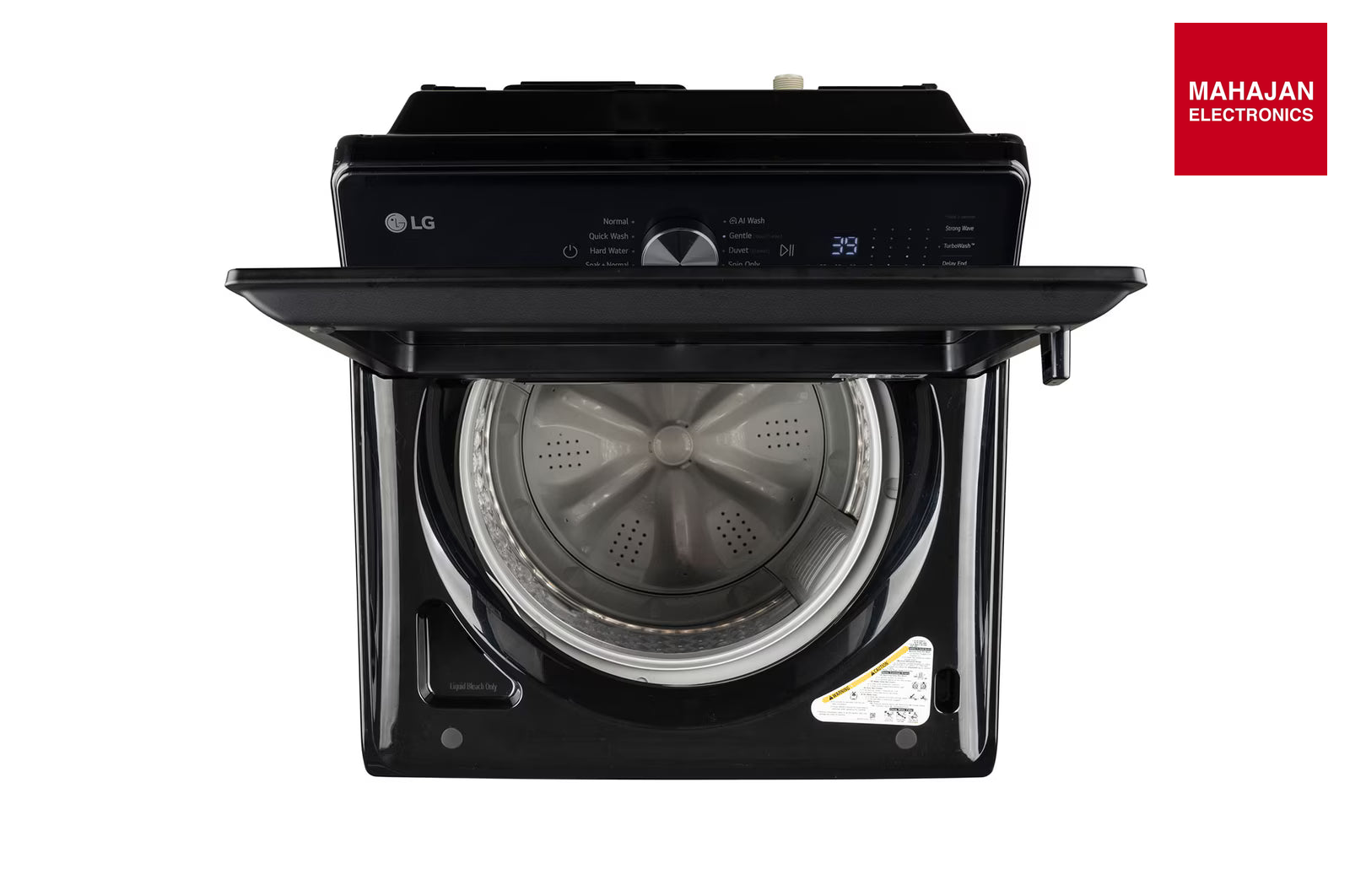 LG TX311NWO 11Kg Top Load Washing Machine, AI Direct Drive™, 6 Motion DD, Onyx Black, 5 Star – Mahajan Electronics Online.