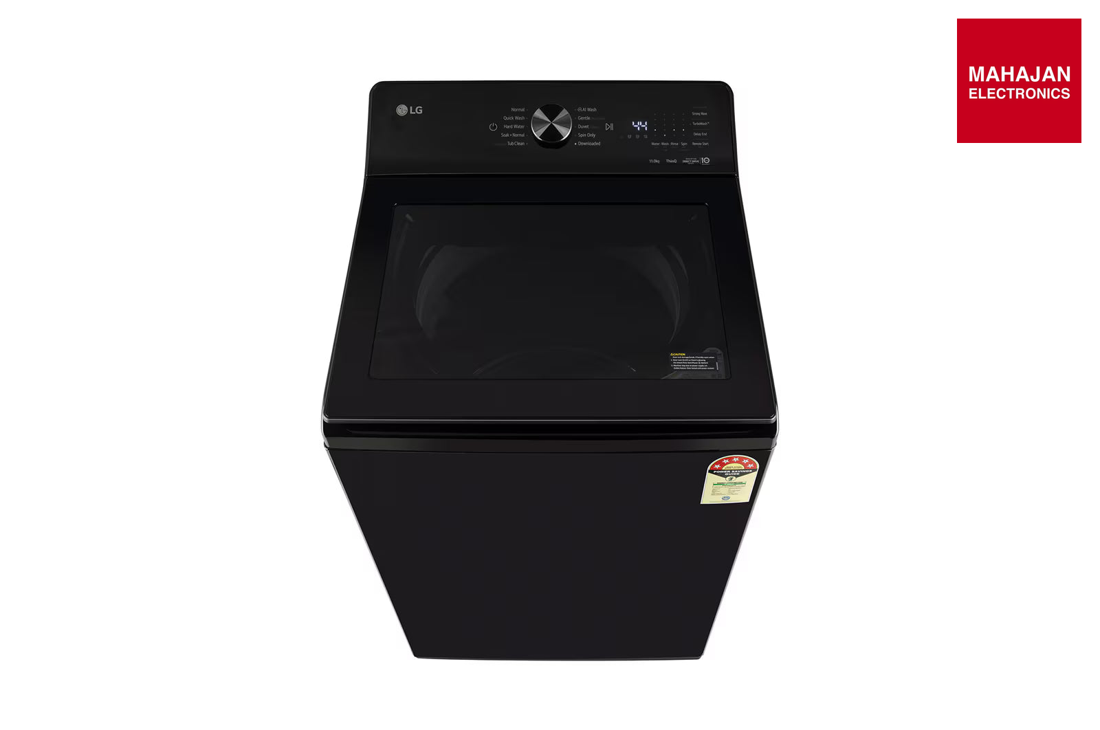 LG TX311NWO 11Kg Top Load Washing Machine, AI Direct Drive™, 6 Motion DD, Onyx Black, 5 Star – Mahajan Electronics Online.