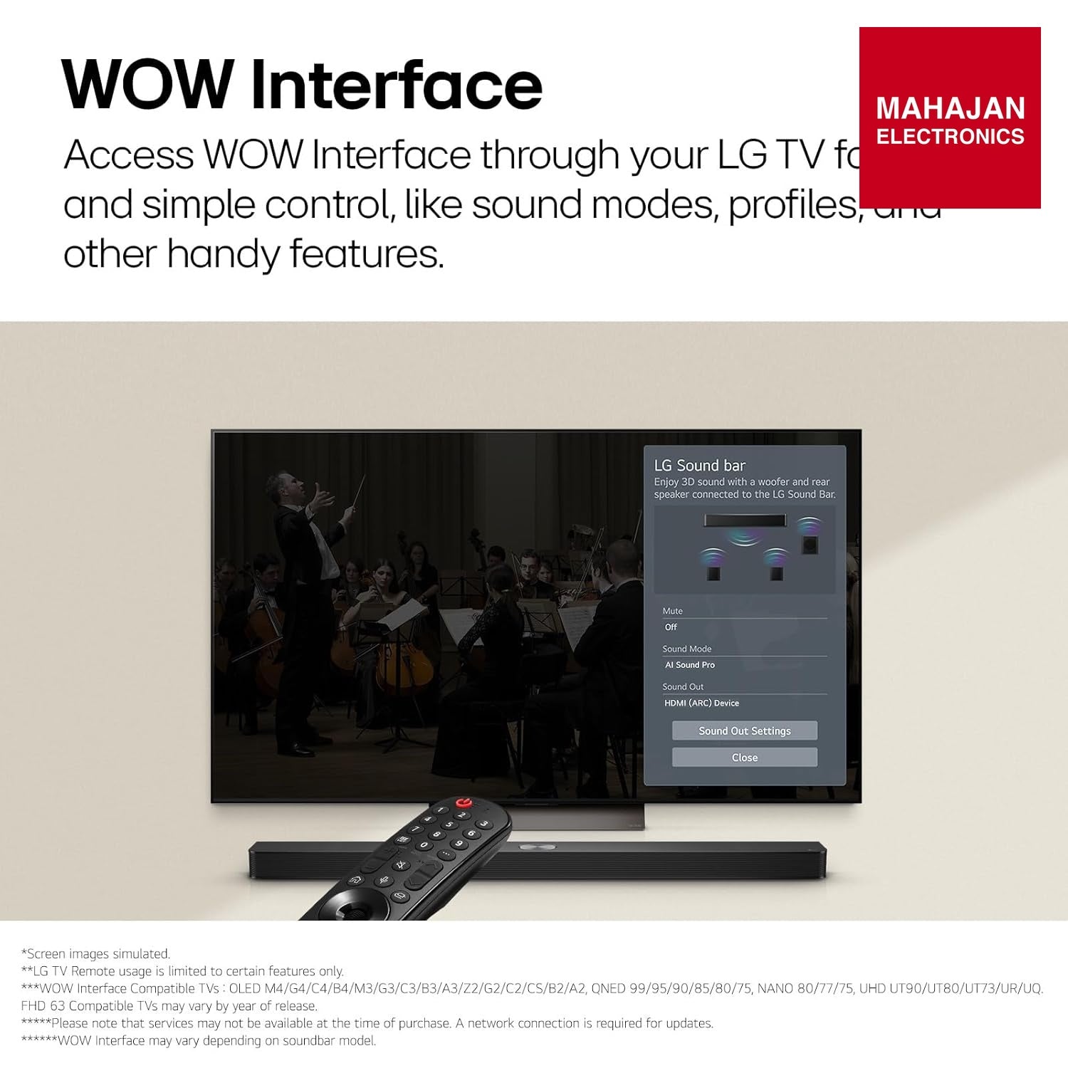 LG S65TR 600W 5.1 Channel Dolby Digital, Wireless Subwoofer & Rear Speaker with Built-in Receiver, AI Sound β Mahajan Electronics Online.