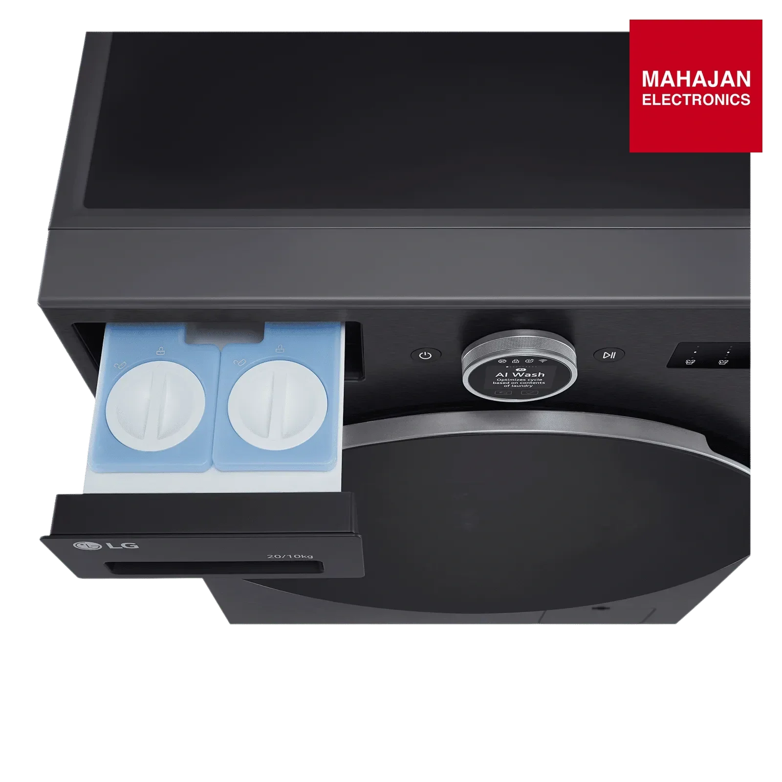 LG 20/10 kg Wi-Fi Inverter Fully Automatic Front Load Washing Machine (VX Series, FDX92010A9K.AEBQEIL – Mahajan Electronics Online.