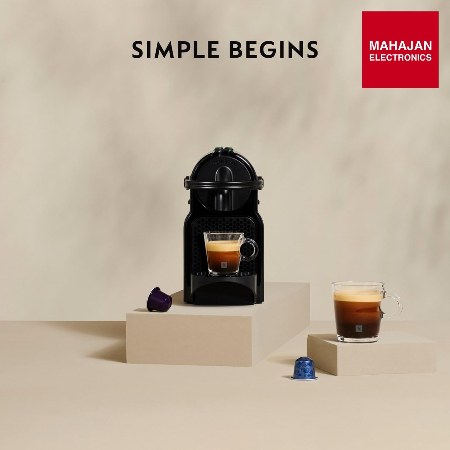 De’Longhi Nespresso Inissia EN 80.B Espresso Machine | 19 Bar Coffee Maker – Mahajan Electronics (Copy) – Mahajan Electronics Online.