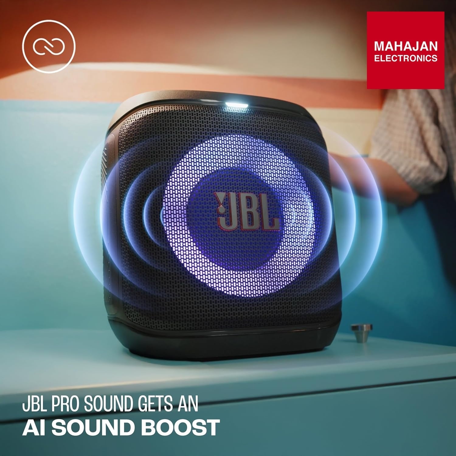JBL Partybox Encore Essential 2 Wireless Bluetooth Party Speaker, AI Sound Boost, Dynamic Light Show, Upto – Mahajan Electronics Online.